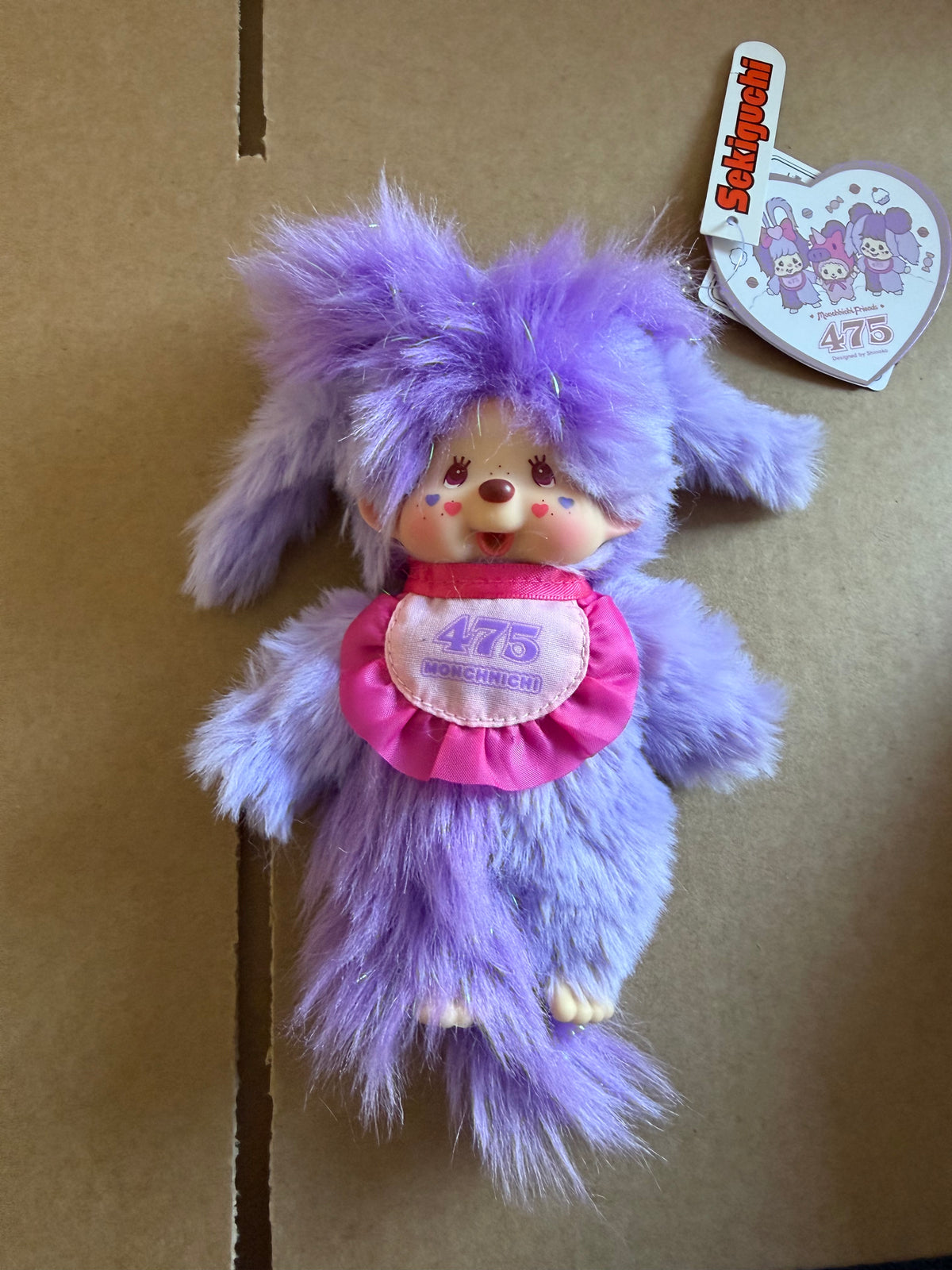 Monchhichi Friends 475 Purple Bunny Costume Keychain – Shinako Collaboration