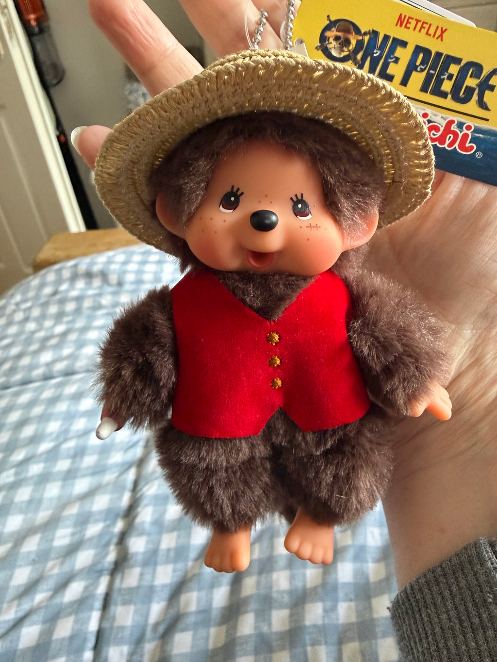 Monchhichi × Netflix ONE PIECE Season 2 Luffy Keychain – Sekiguchi Japan