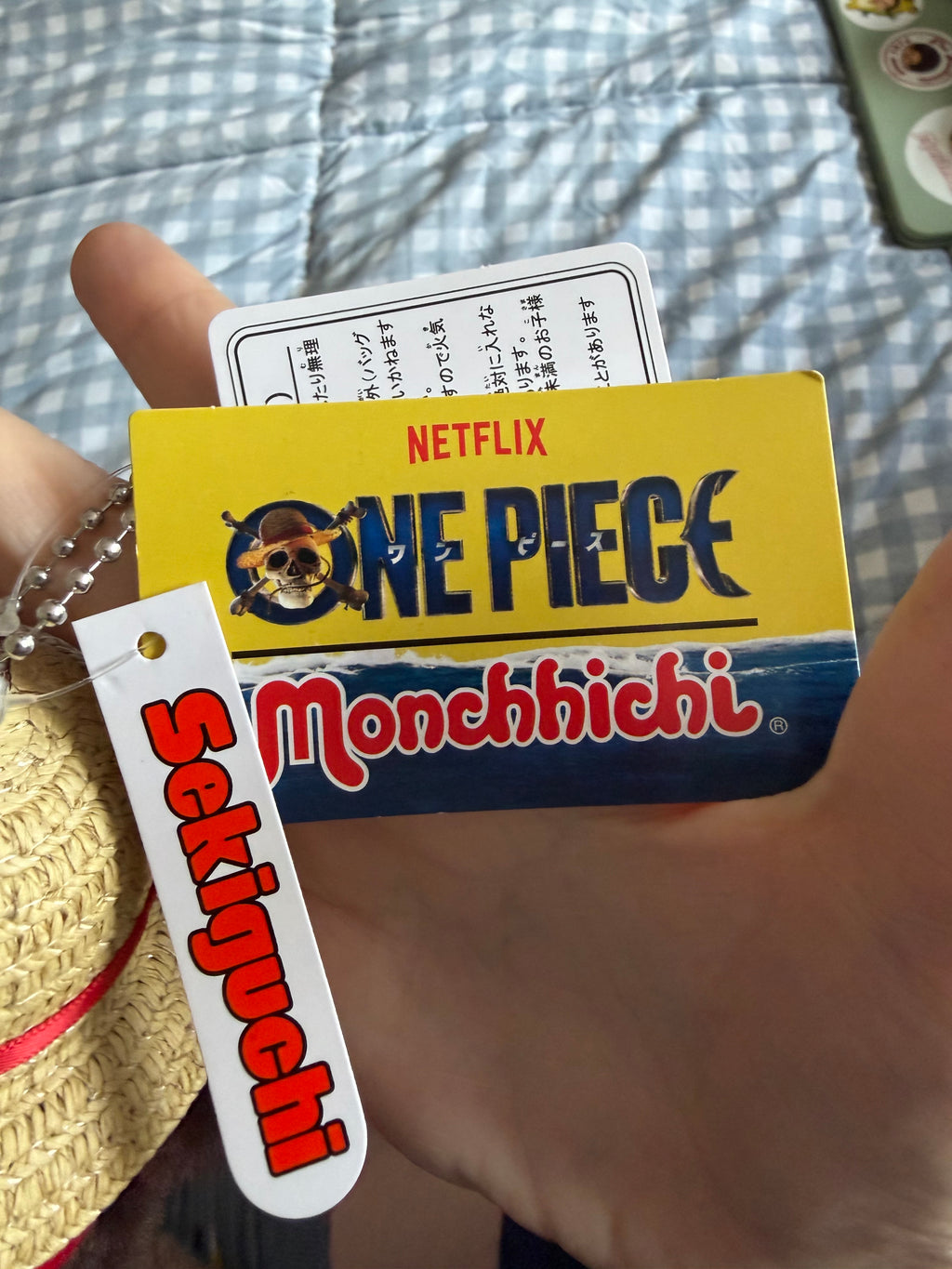 Monchhichi × Netflix ONE PIECE Season 2 Luffy Keychain – Sekiguchi Japan