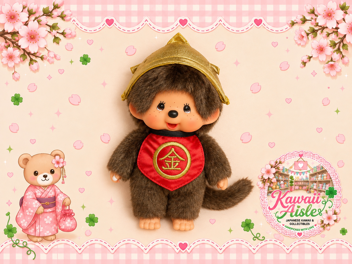 Rare Kintarō Monchhichi Japanese Folktale Plush – Sekiguchi 789696 – Original Tags