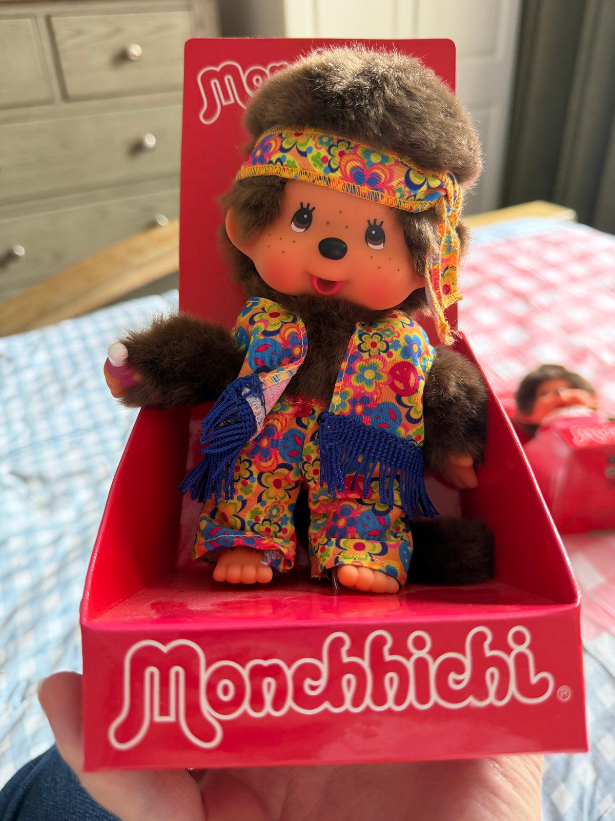 Authentic Sekiguchi Monchhichi Red Box Boys – 20cm Collectible Dolls – Choose Your Favourite