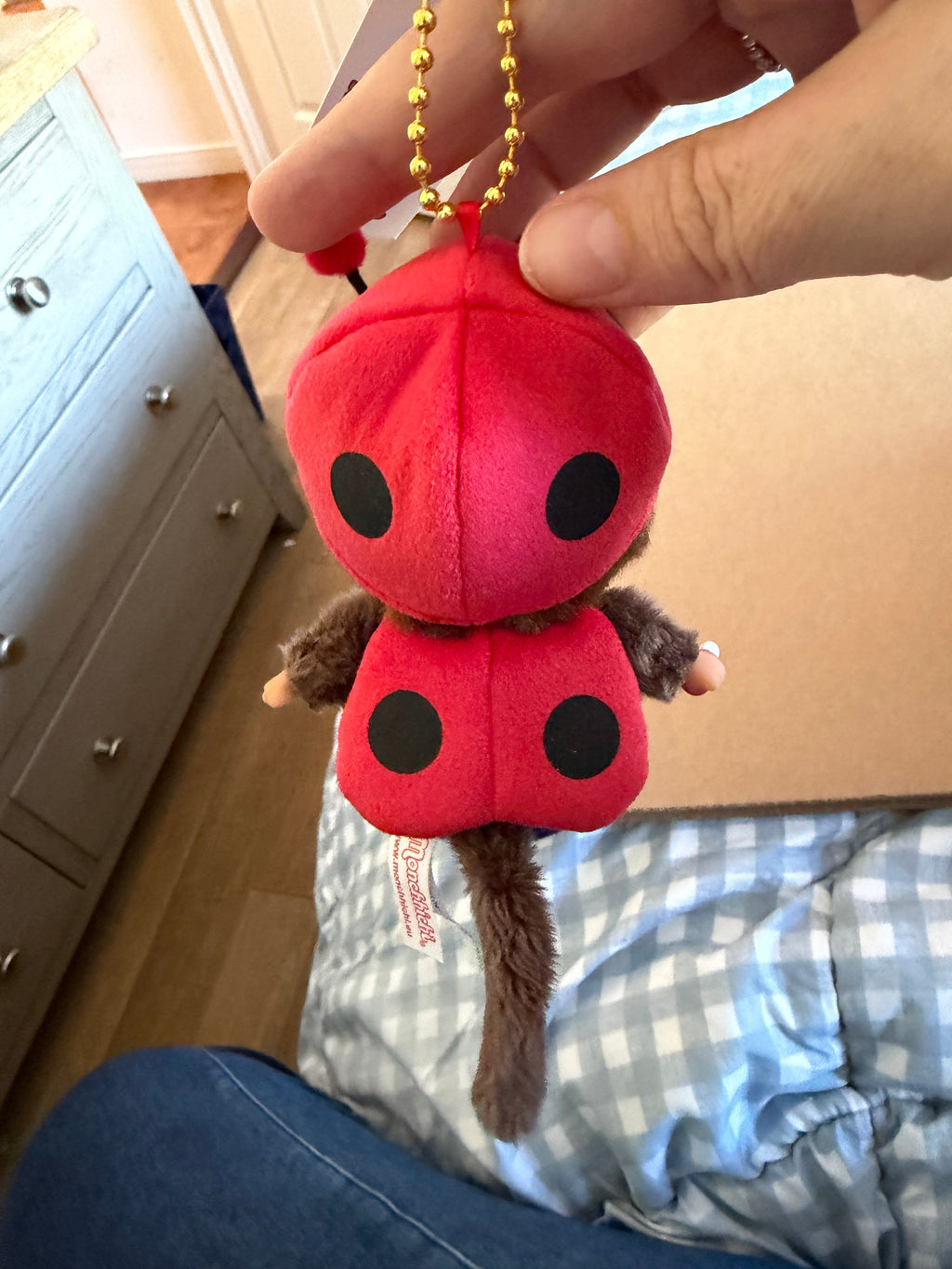 Monchhichi Costume Keychain Collection – Ladybug, Pink Butterfly & Bumblebee | Sekiguchi Japan