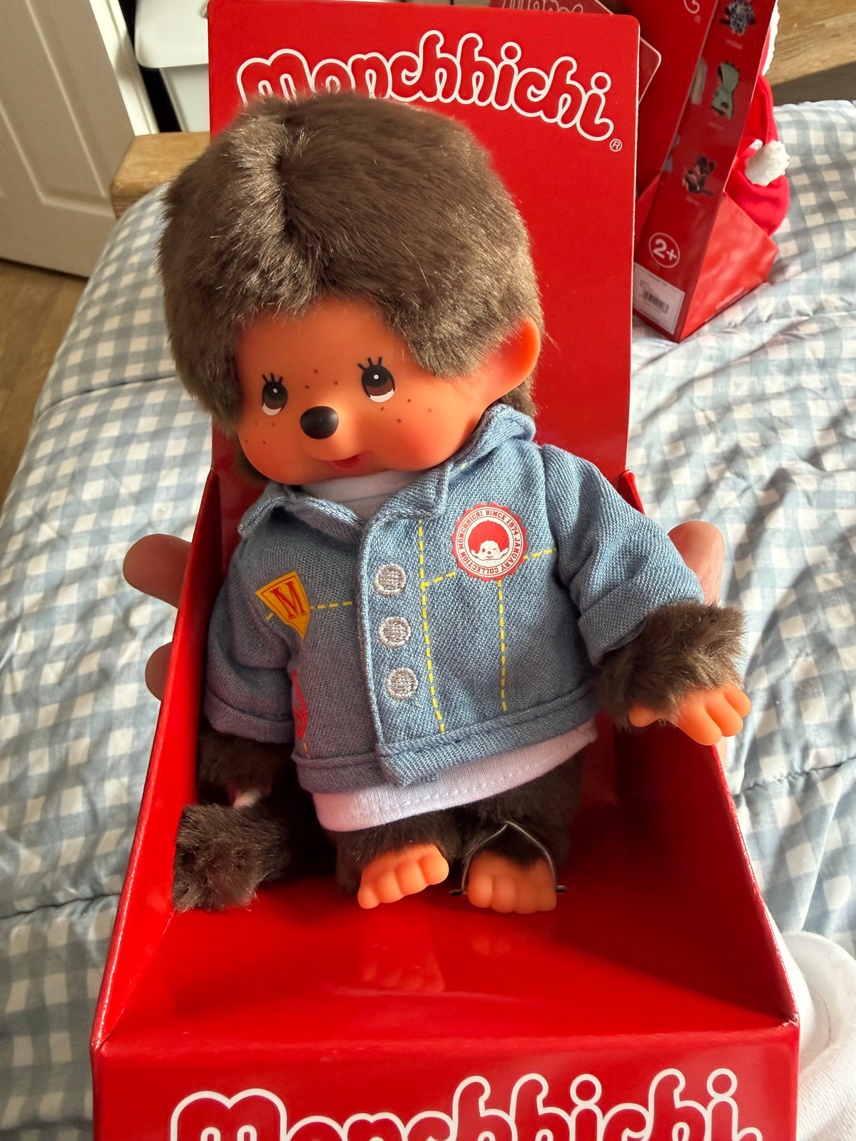 Authentic Sekiguchi Monchhichi Red Box Boys – 20cm Collectible Dolls – Choose Your Favourite