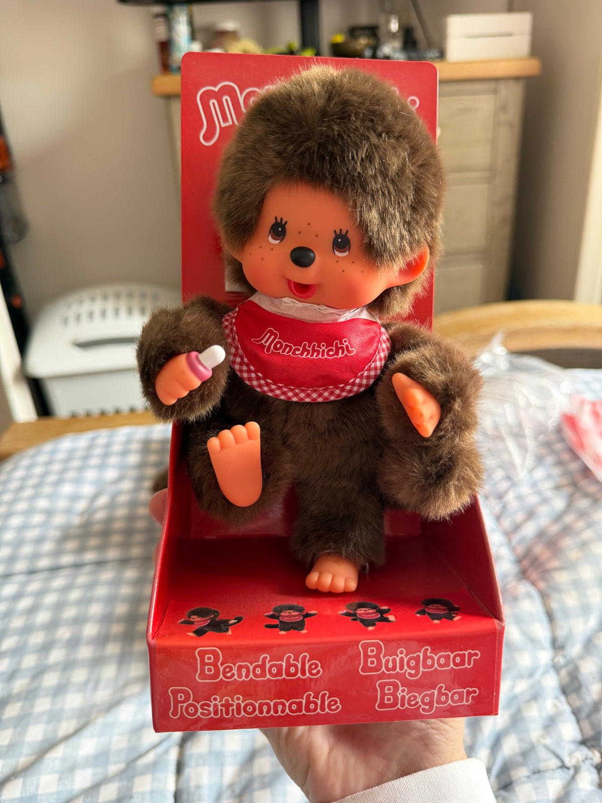 Authentic Sekiguchi Monchhichi Red Box Boys – 20cm Collectible Dolls – Choose Your Favourite