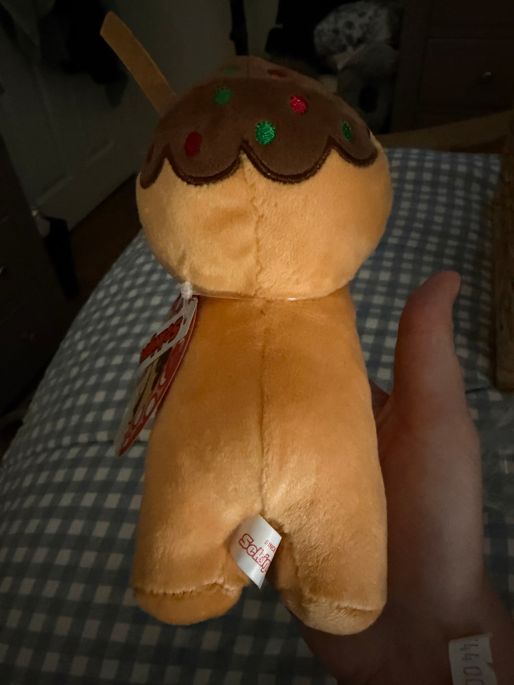 Rare Monchhichi Osaka Limited Takoyaki Lying Plush – Japan Regional Exclusive | 712892