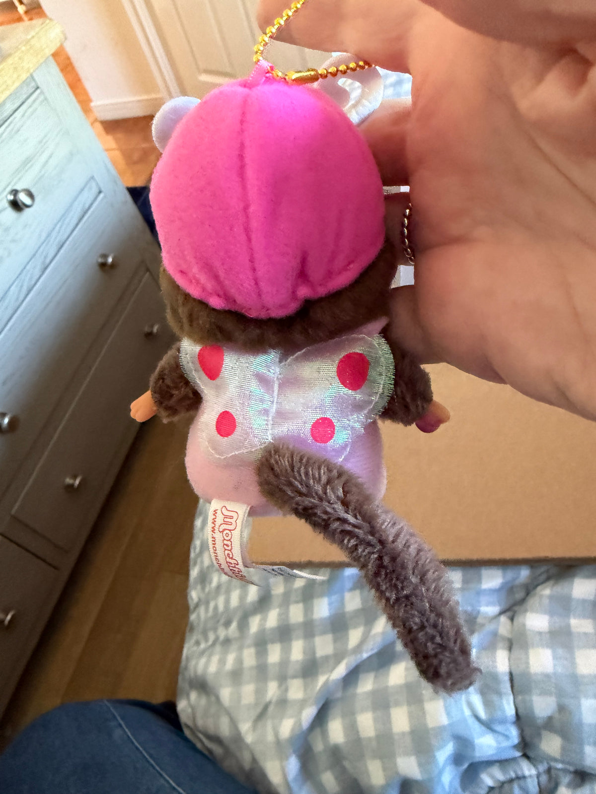 Monchhichi Costume Keychain Collection – Ladybug, Pink Butterfly & Bumblebee | Sekiguchi Japan