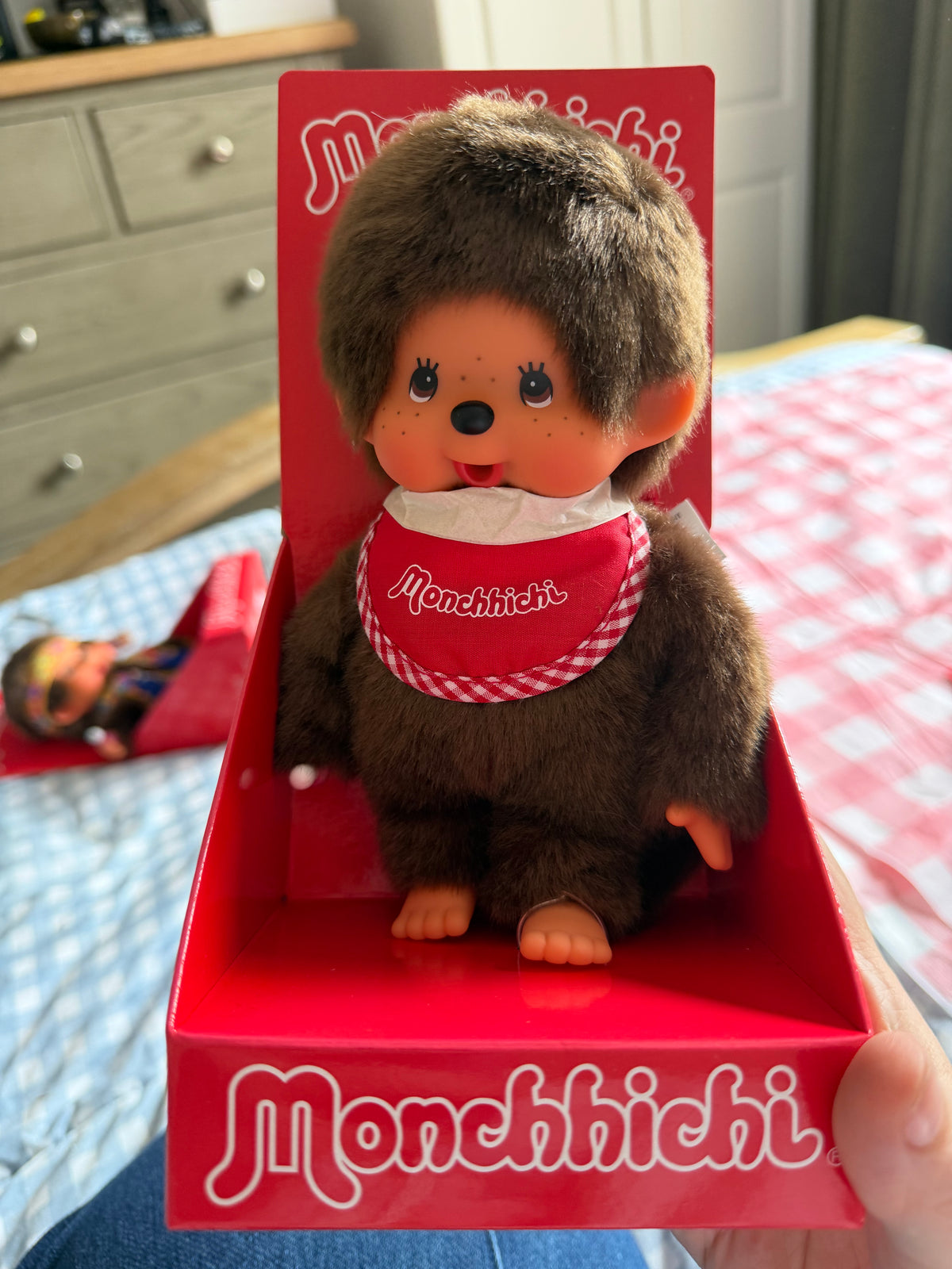 Authentic Sekiguchi Monchhichi Red Box Boys – 20cm Collectible Dolls – Choose Your Favourite
