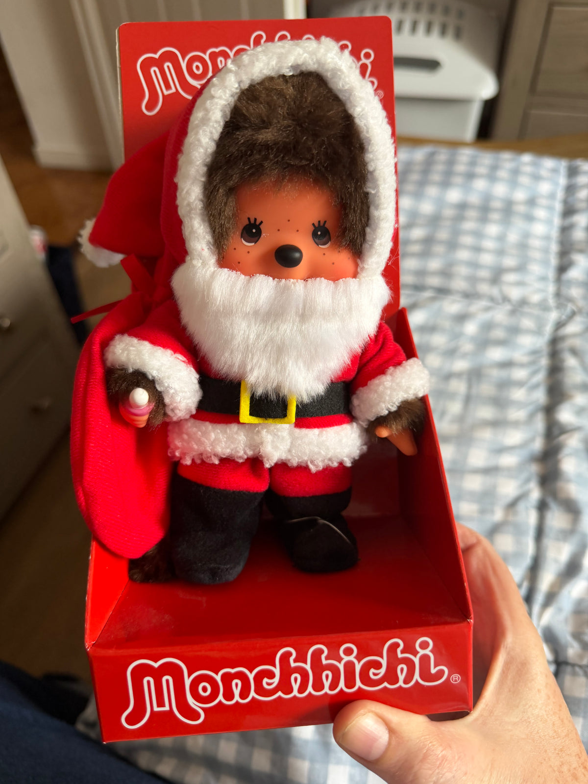 Authentic Sekiguchi Monchhichi Red Box Boys – 20cm Collectible Dolls – Choose Your Favourite