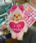 Monchhichi Macaron Colour Keychain – Pink & Yellow | Sekiguchi 🎀