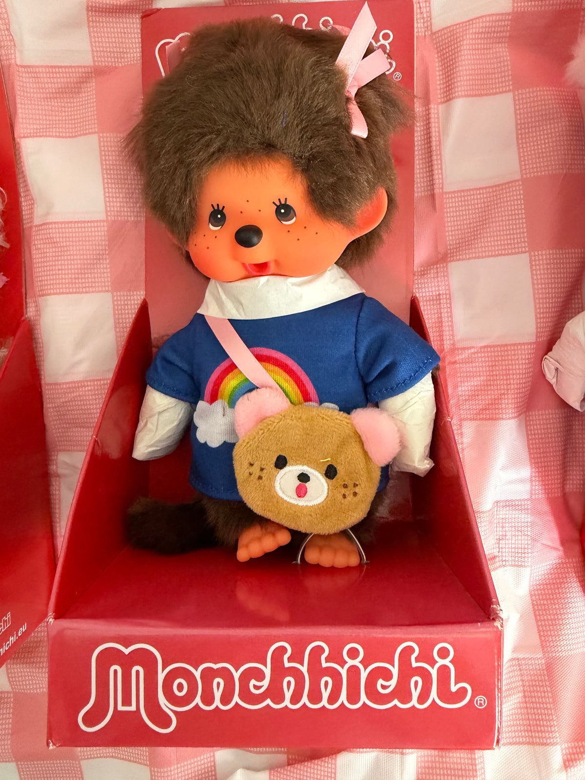 Monchhichi Red Box Girls 20cm – Choose Your Girl | Authentic Sekiguchi
