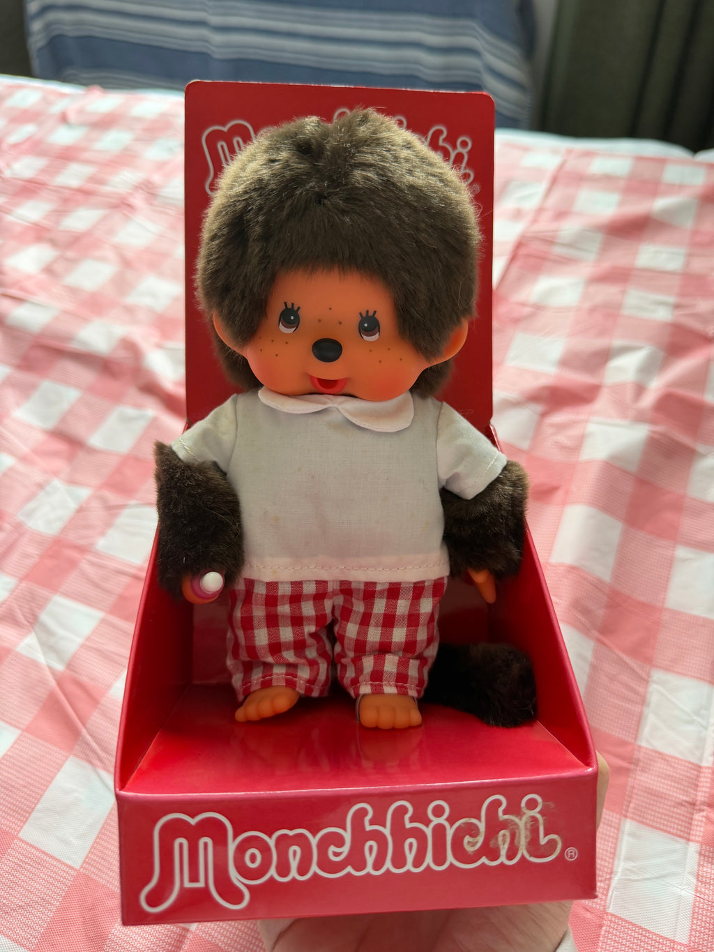 Authentic Sekiguchi Monchhichi Red Box Boys – 20cm Collectible Dolls – Choose Your Favourite