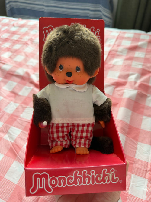 Authentic Sekiguchi Monchhichi Red Box Boys – 20cm Collectible Dolls – Choose Your Favourite