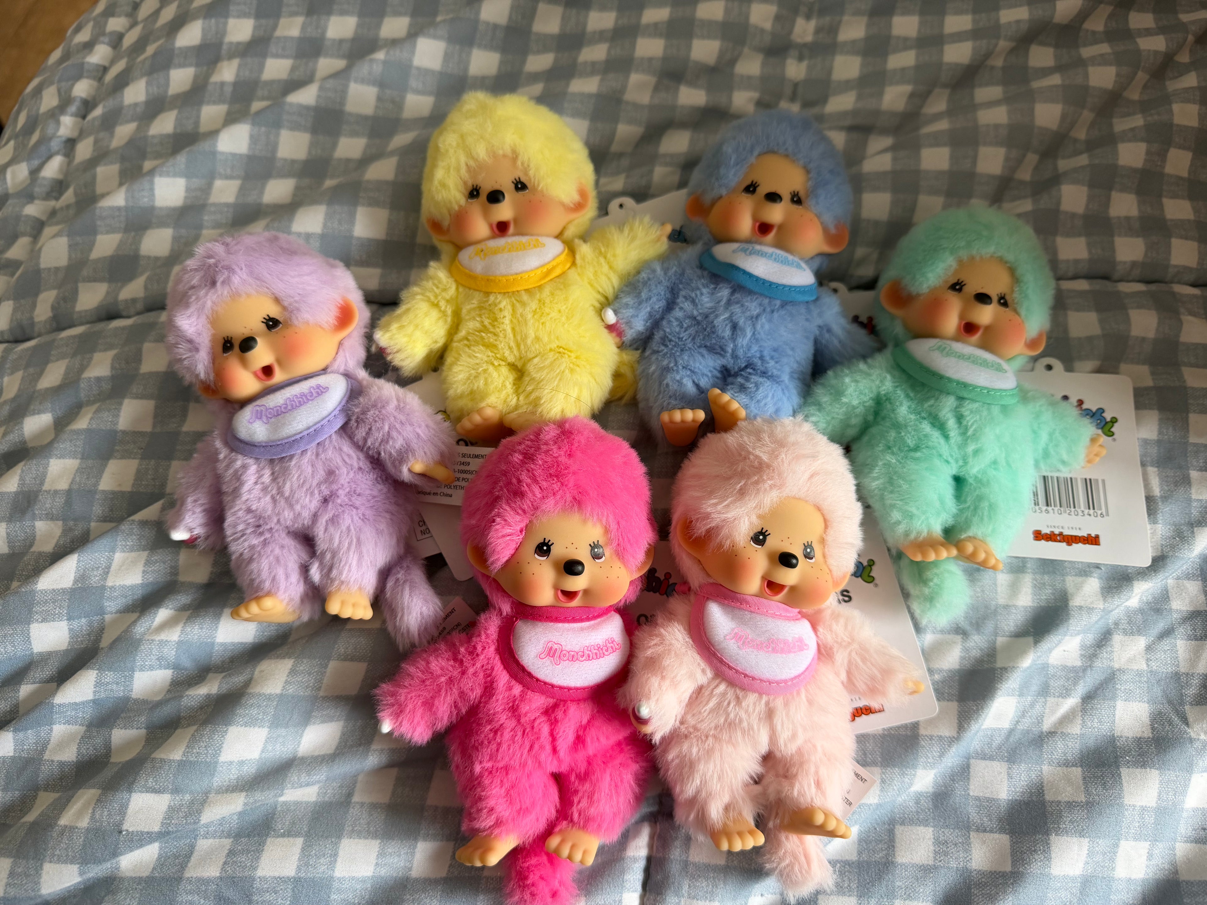 Monchhichi Colors 14cm Plush – Choose Your Colour | Authentic Sekiguchi