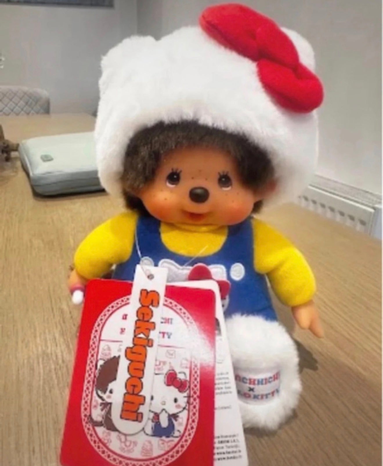 Monchhichi × Hello Kitty Collaboration Plush Doll