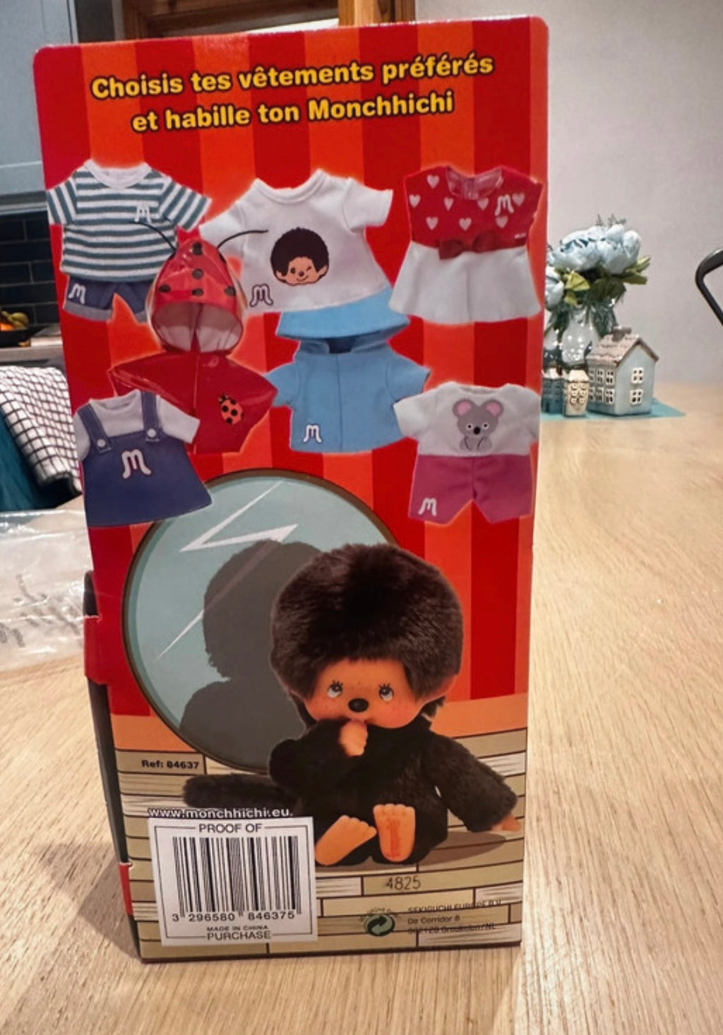 Bandai Monchhichi L’Original 20cm Doll in Boutique Display Box