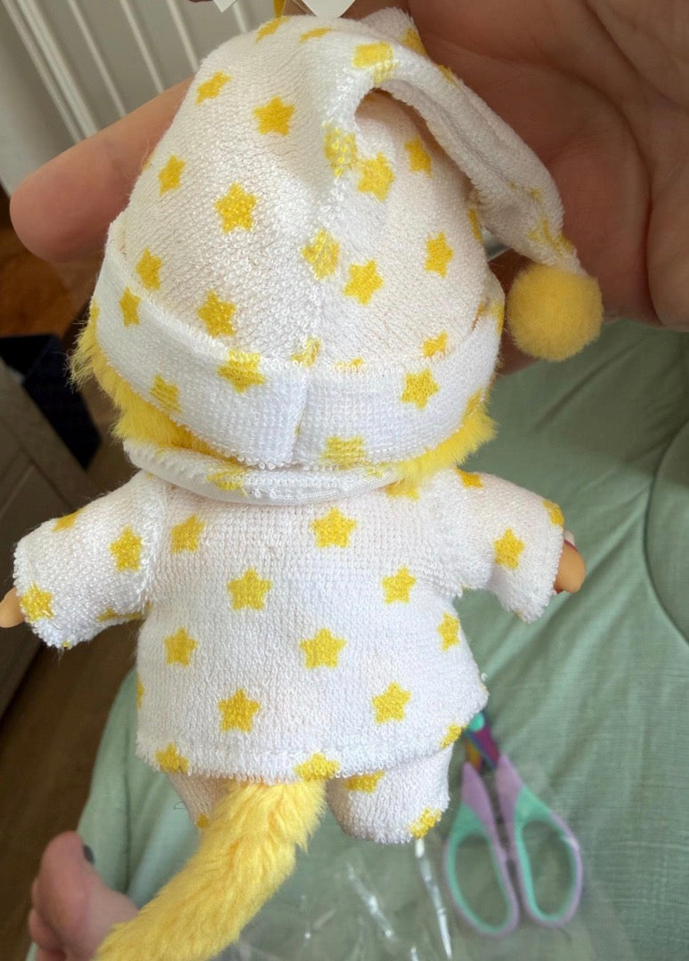 Monchhichi Yellow Star Pyjama Keychain – Hong Kong Exclusive