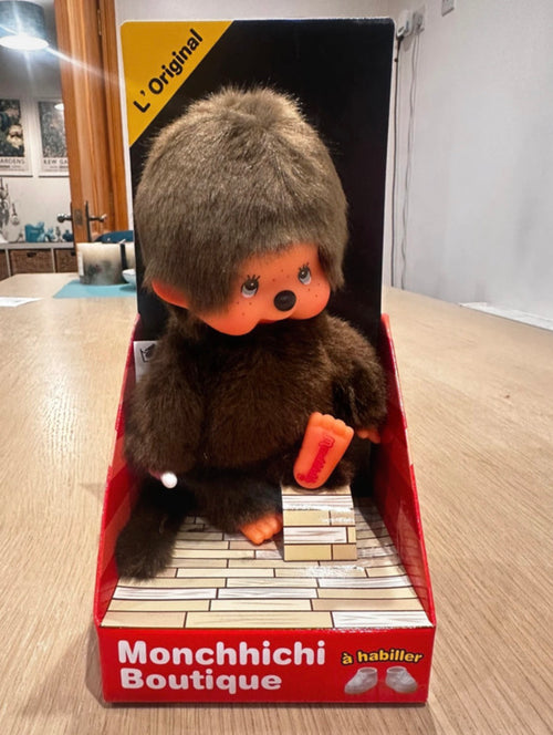 Bandai Monchhichi L’Original 20cm Doll in Boutique Display Box