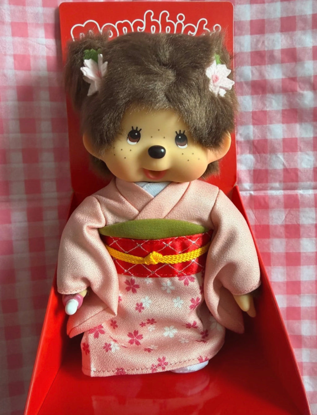 Monchhichi Pink Floral Kimono Doll – 2026 Release