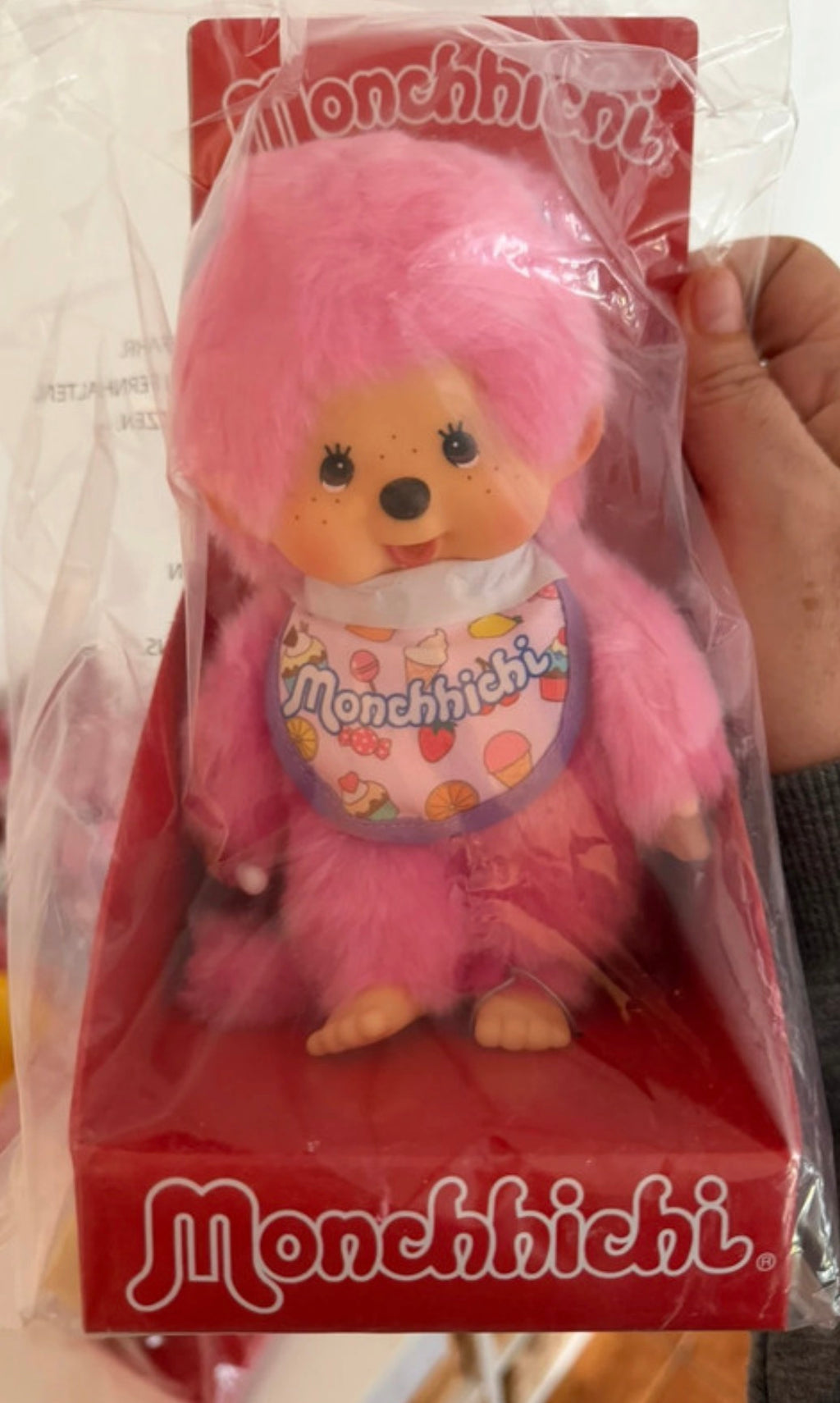 Monchhichi Pink Candy Girl Doll – 20cm