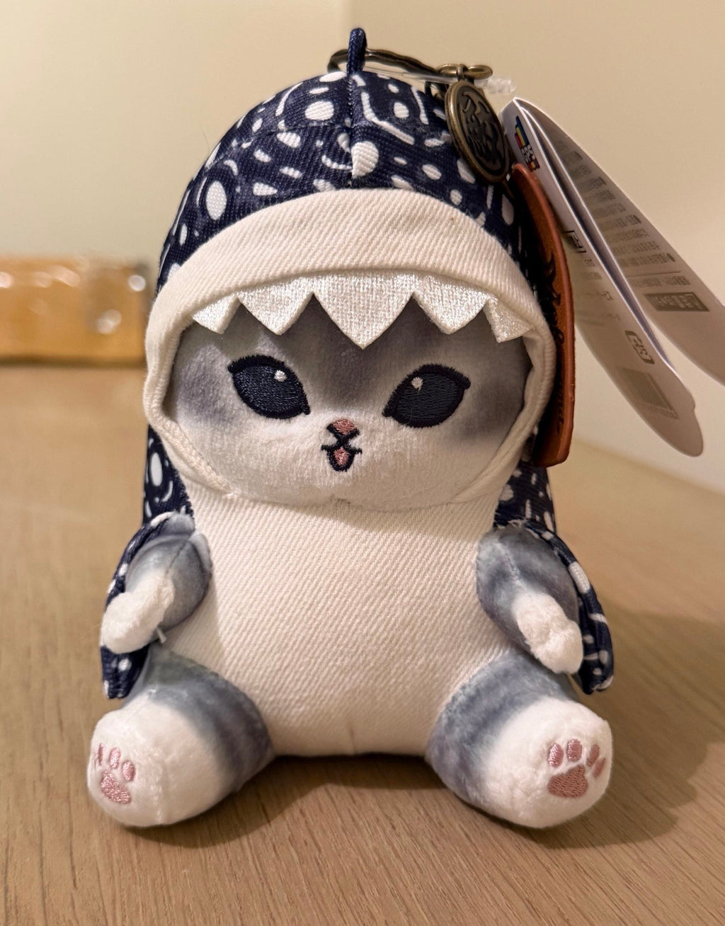 Mofusand BOARD SHARK! Denim Shark Cat Mascot – Indigo