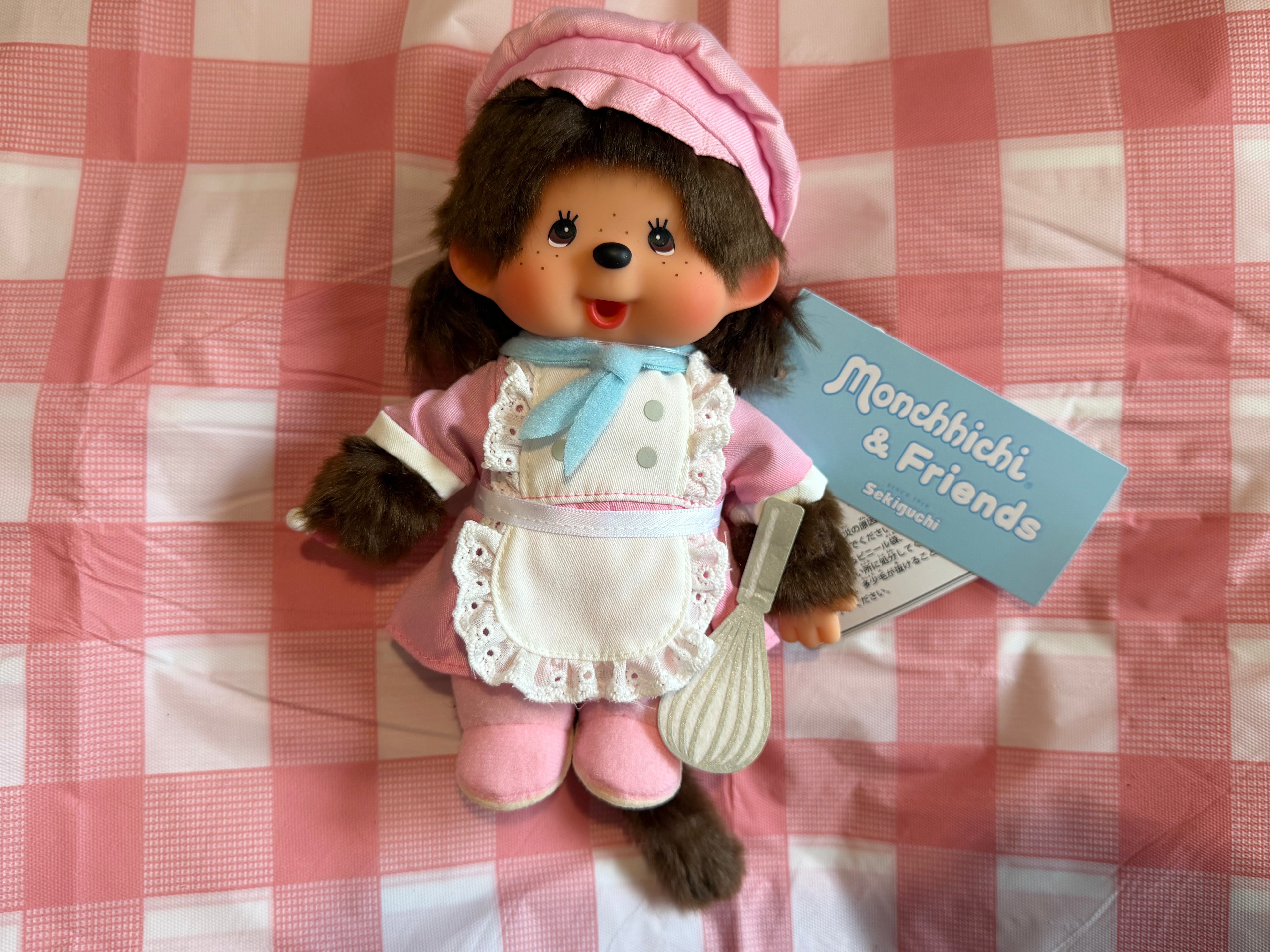 Monchhichi Tokyo Station Exclusive Pâtissière Girl – Pink Baker | Sekiguchi Japan