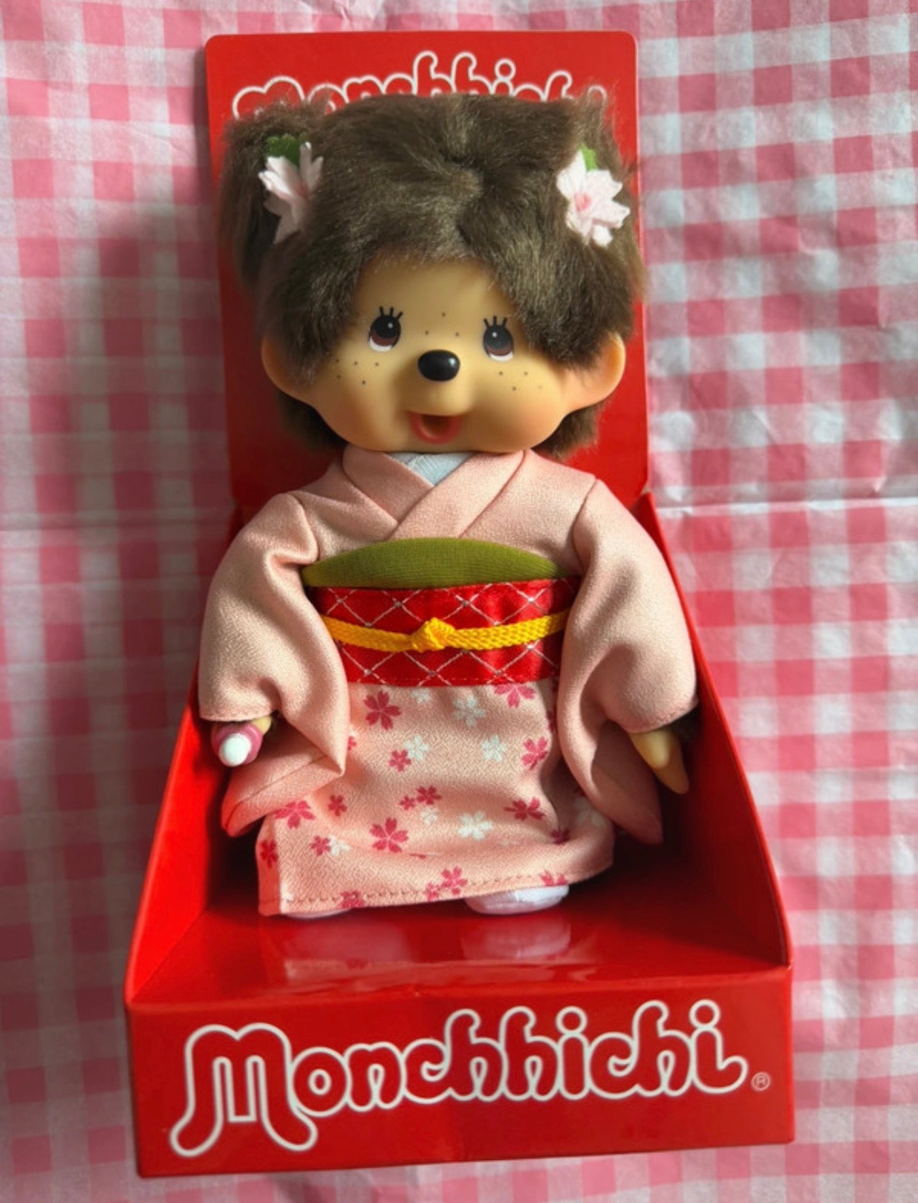 Monchhichi Pink Floral Kimono Doll – 2026 Release