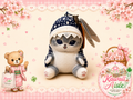 Mofusand BOARD SHARK! Denim Shark Cat Mascot – Indigo