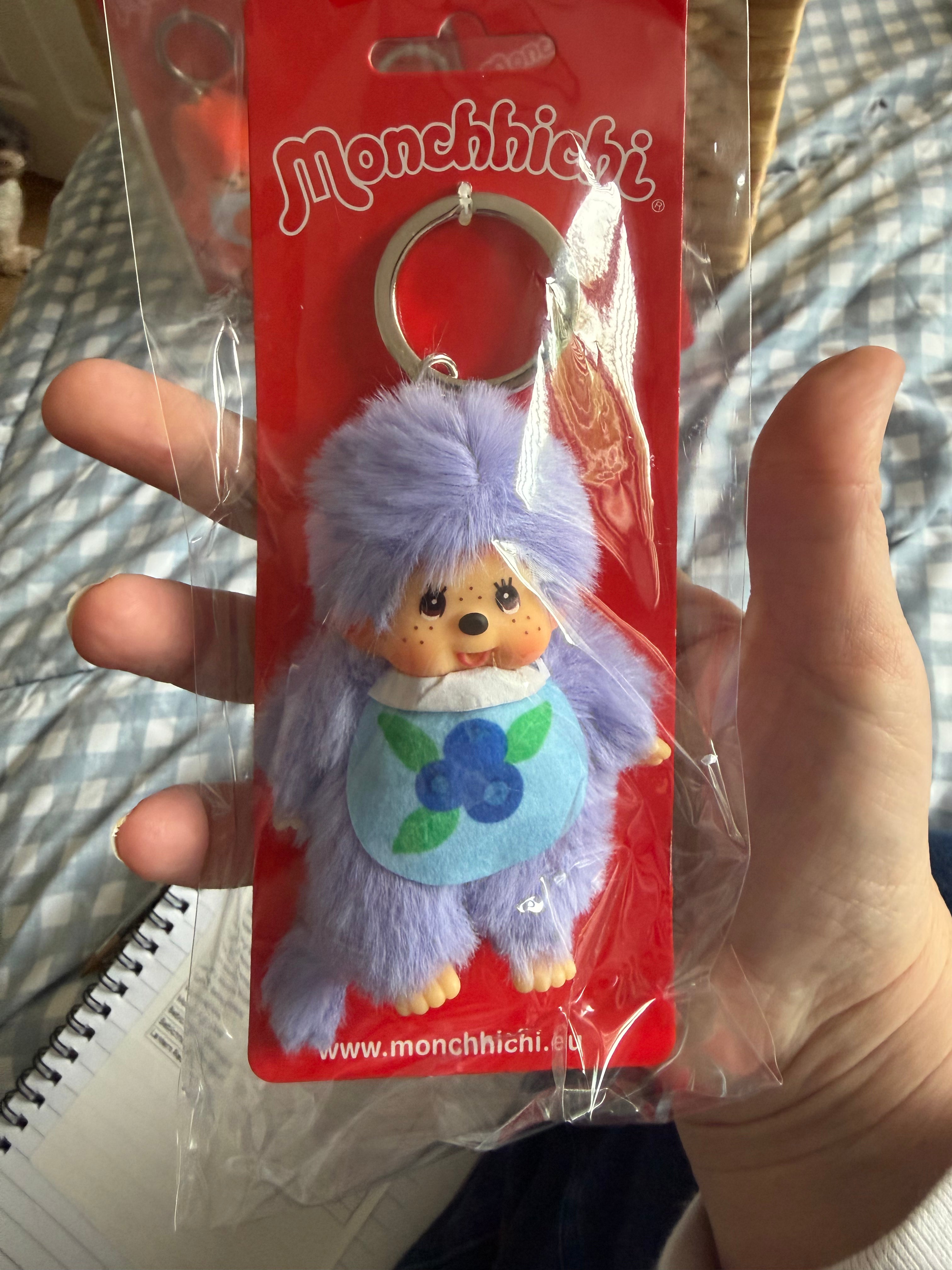 Monchhichi Fruits Colors 10cm Keychain – Choose Your Fruit | Authentic Sekiguchi