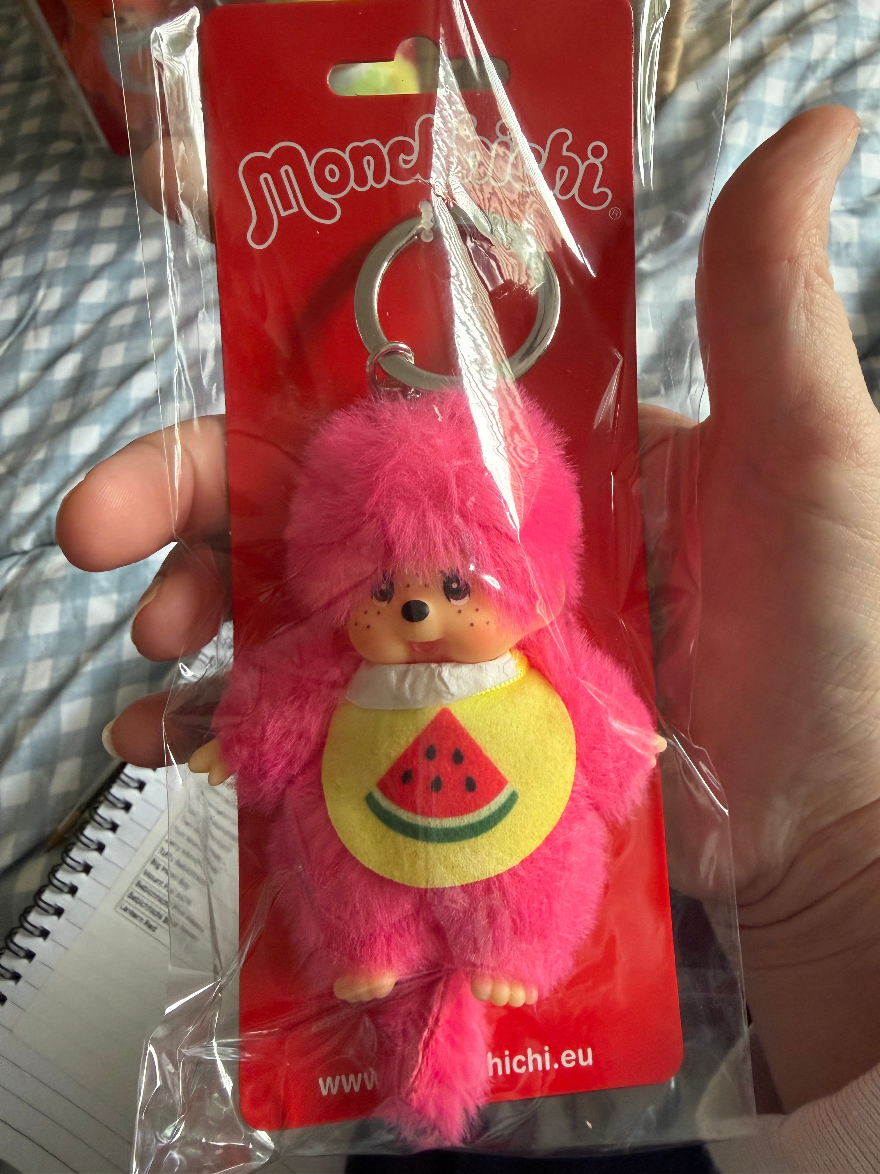 Monchhichi Fruits Colors 10cm Keychain – Choose Your Fruit | Authentic Sekiguchi