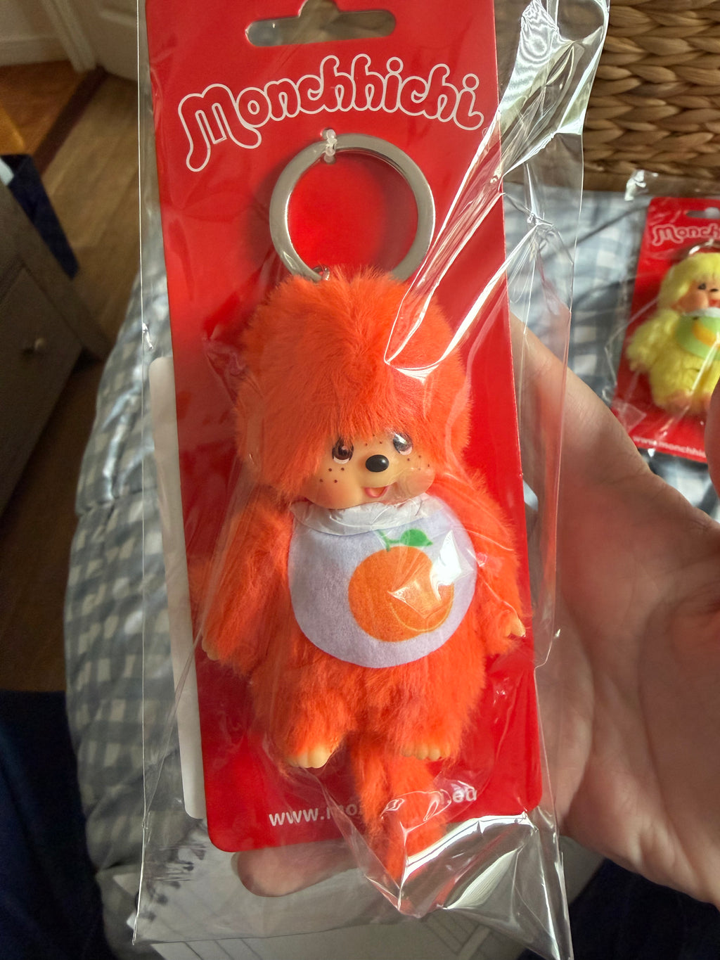 Monchhichi Fruits Colors 10cm Keychain – Choose Your Fruit | Authentic Sekiguchi