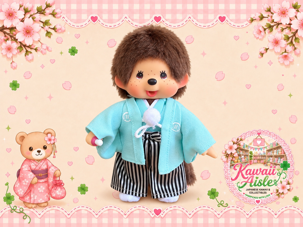 Monchhichi Montsuki Hakama Boy – 2026 Japanese Release – Sekiguchi Japan