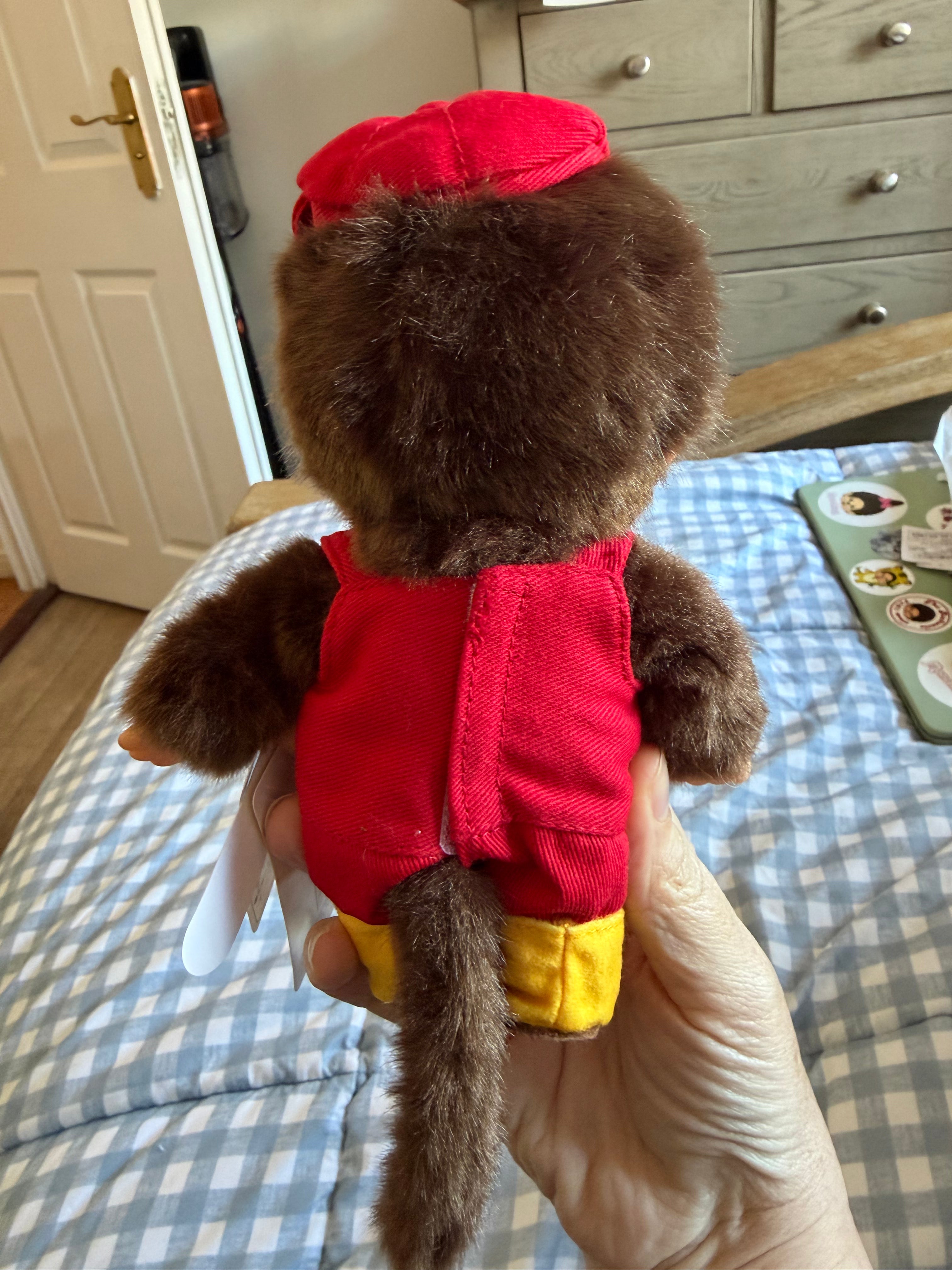 Japan Exclusive Sekiguchi Monchhichi × Fueki Doll – Blue Eyes – Rare Collaboration