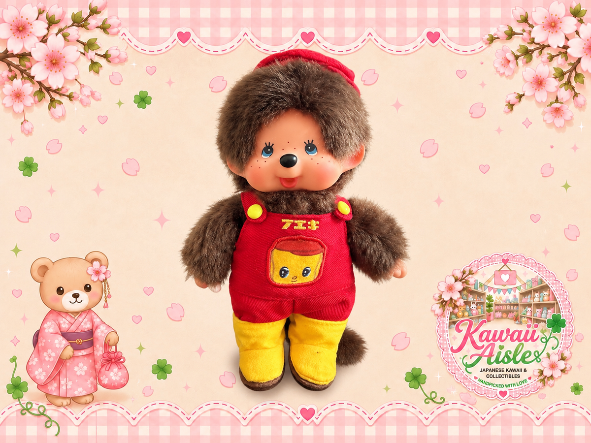 Japan Exclusive Sekiguchi Monchhichi × Fueki Doll – Blue Eyes – Rare Collaboration