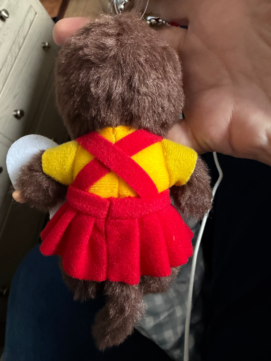 Monchhichi × Chibi Maruko-chan Collaboration Girl Keychain – Sekiguchi Japan