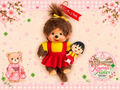 Monchhichi × Chibi Maruko-chan Collaboration Girl Keychain – Sekiguchi Japan