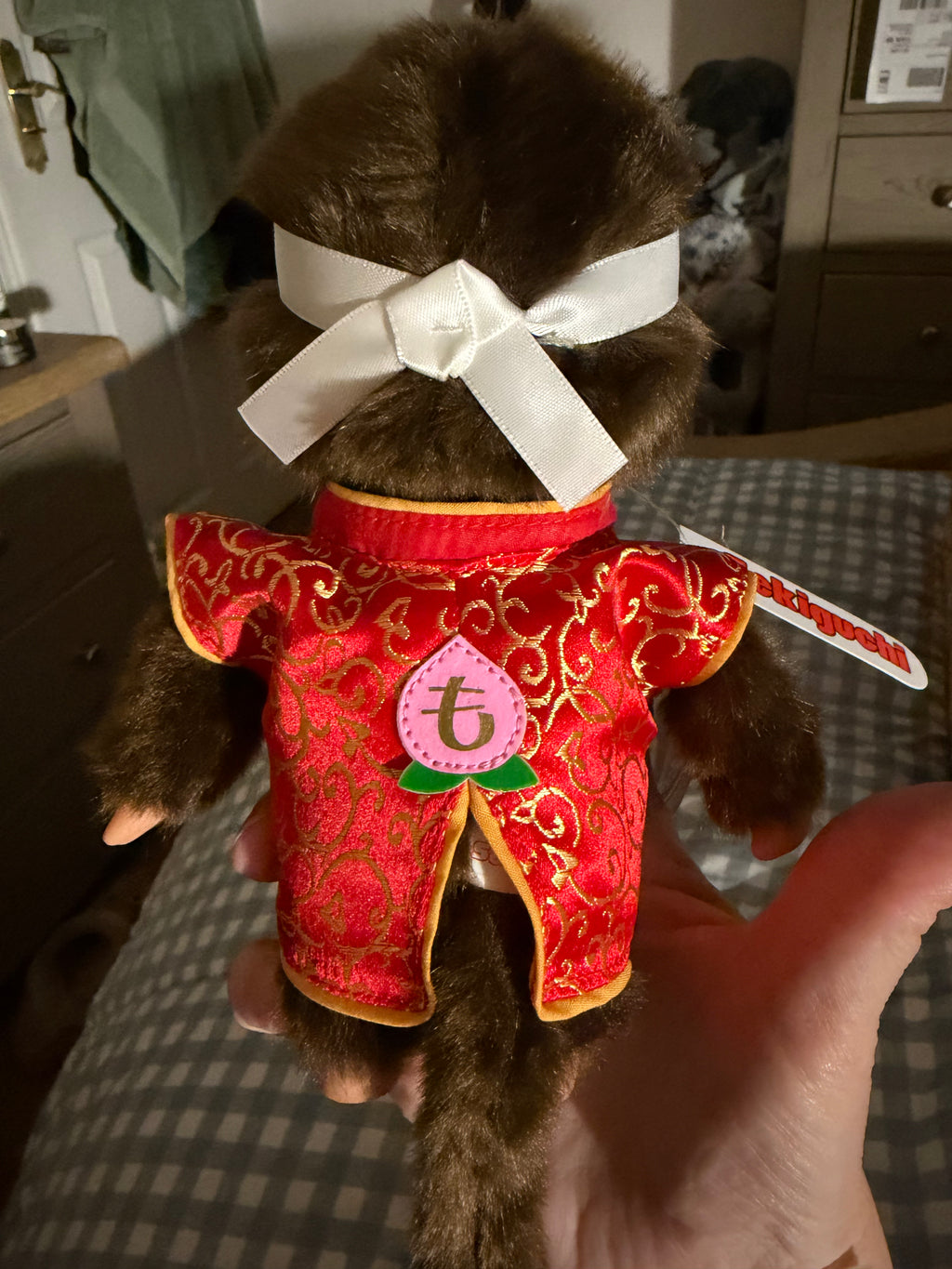 Authentic Sekiguchi Monchhichi Japanese Folktale Momotaro – Rare Japan Find