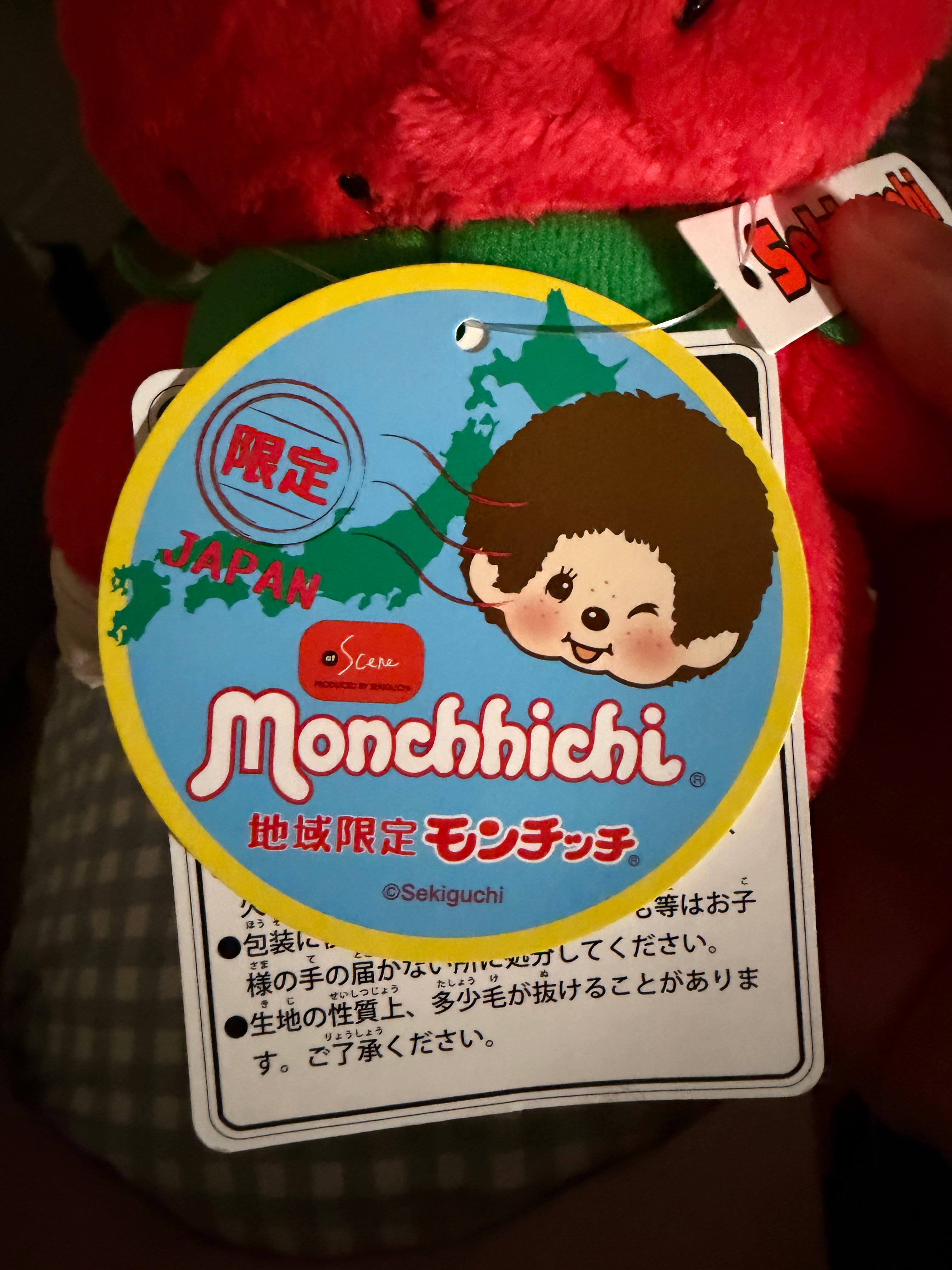 Fukuoka Amaou Strawberry Monchhichi - Authentic Sekiguchi Japan Regional Limited
791682