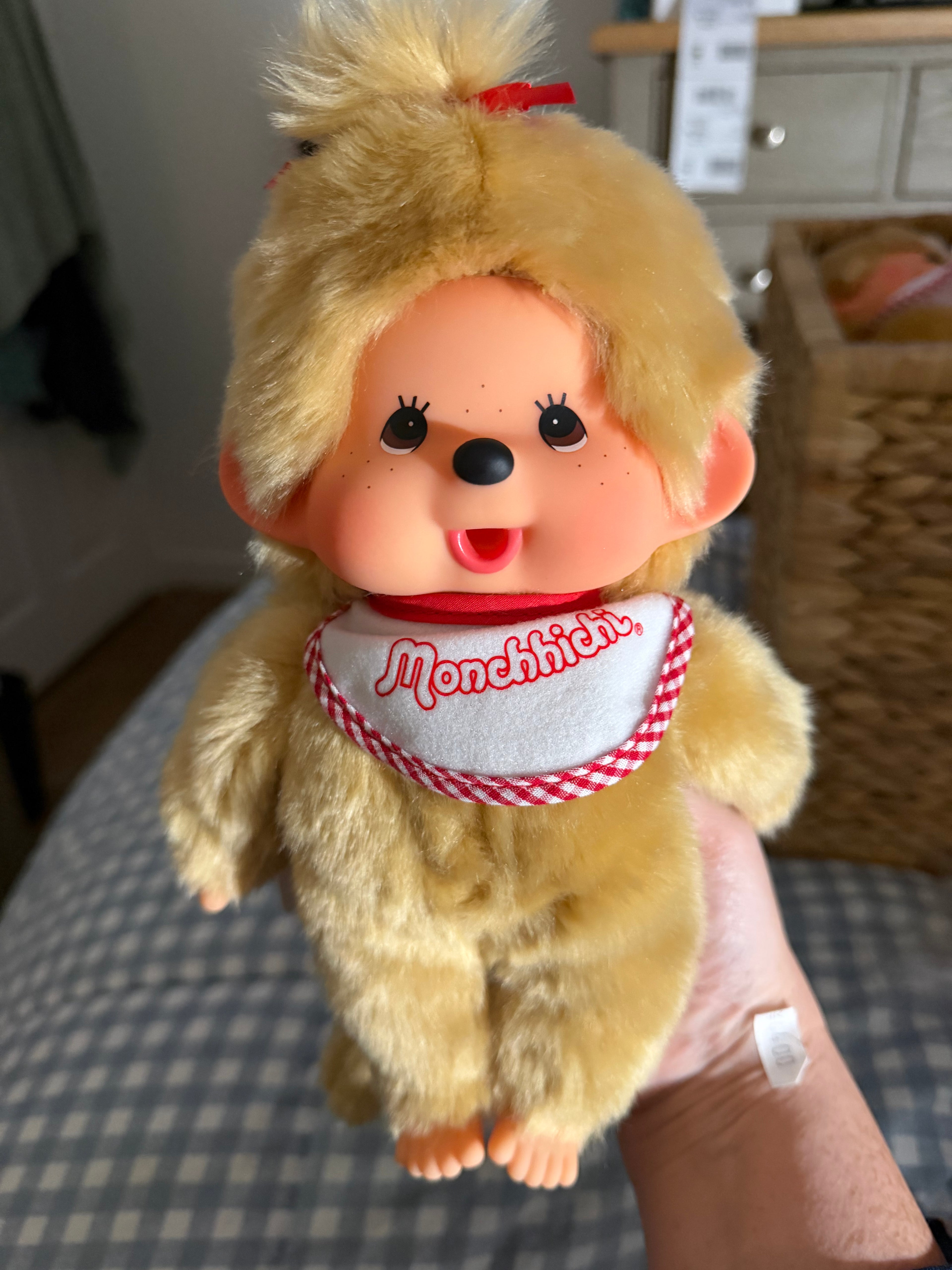 Monchhichi Premium Standard M Beige Boy & Girl | Authentic Sekiguchi Japan