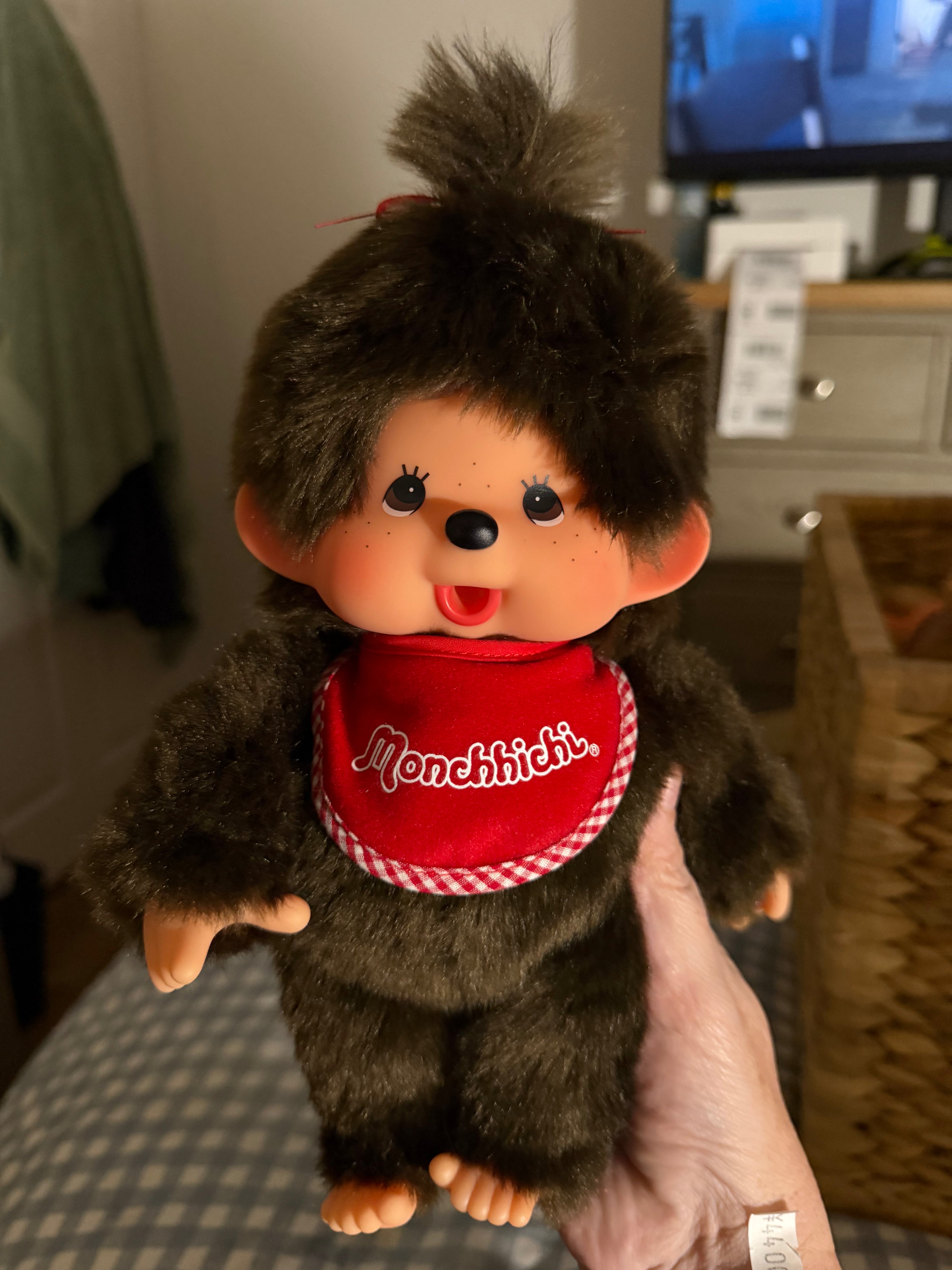 Monchhichi Premium Standard M Brown Girl 30cm | Authentic Sekiguchi Japan