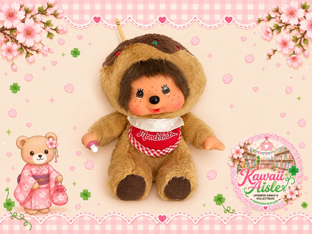 Rare Monchhichi Osaka Limited Takoyaki S Plush – 2020 Japan Regional Exclusive | Sekiguchi 787982