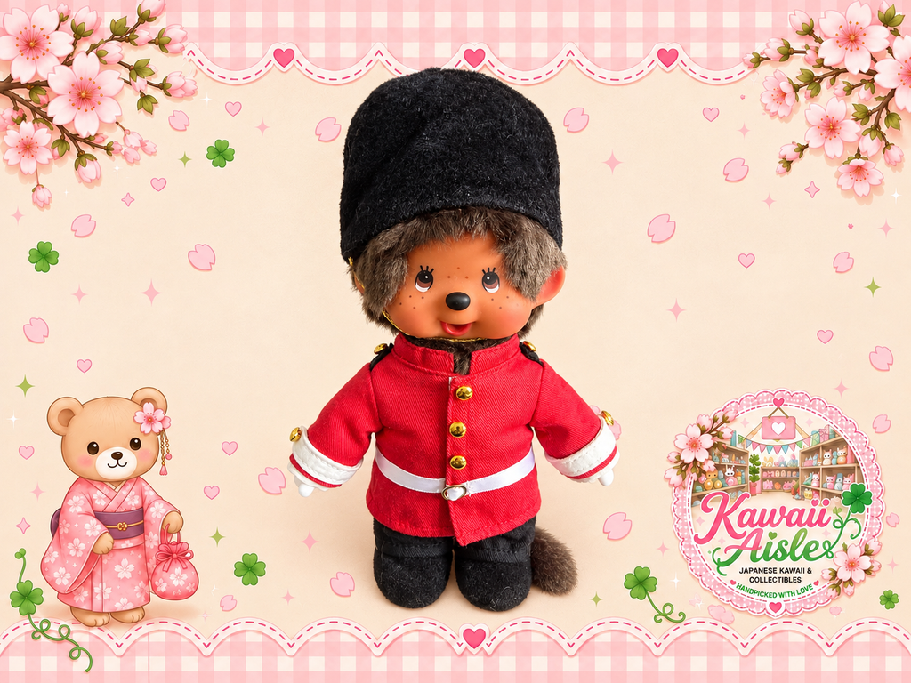 🇬🇧 Monchhichi 40th Anniversary World London Boy – Authentic Sekiguchi 276000