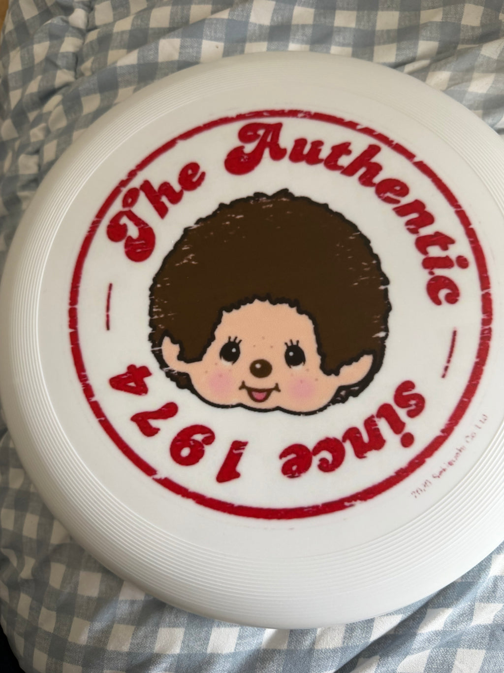 Monchhichi Flying Disc 20cm | Handmade by Kawaii Aisle | Red or Rainbow