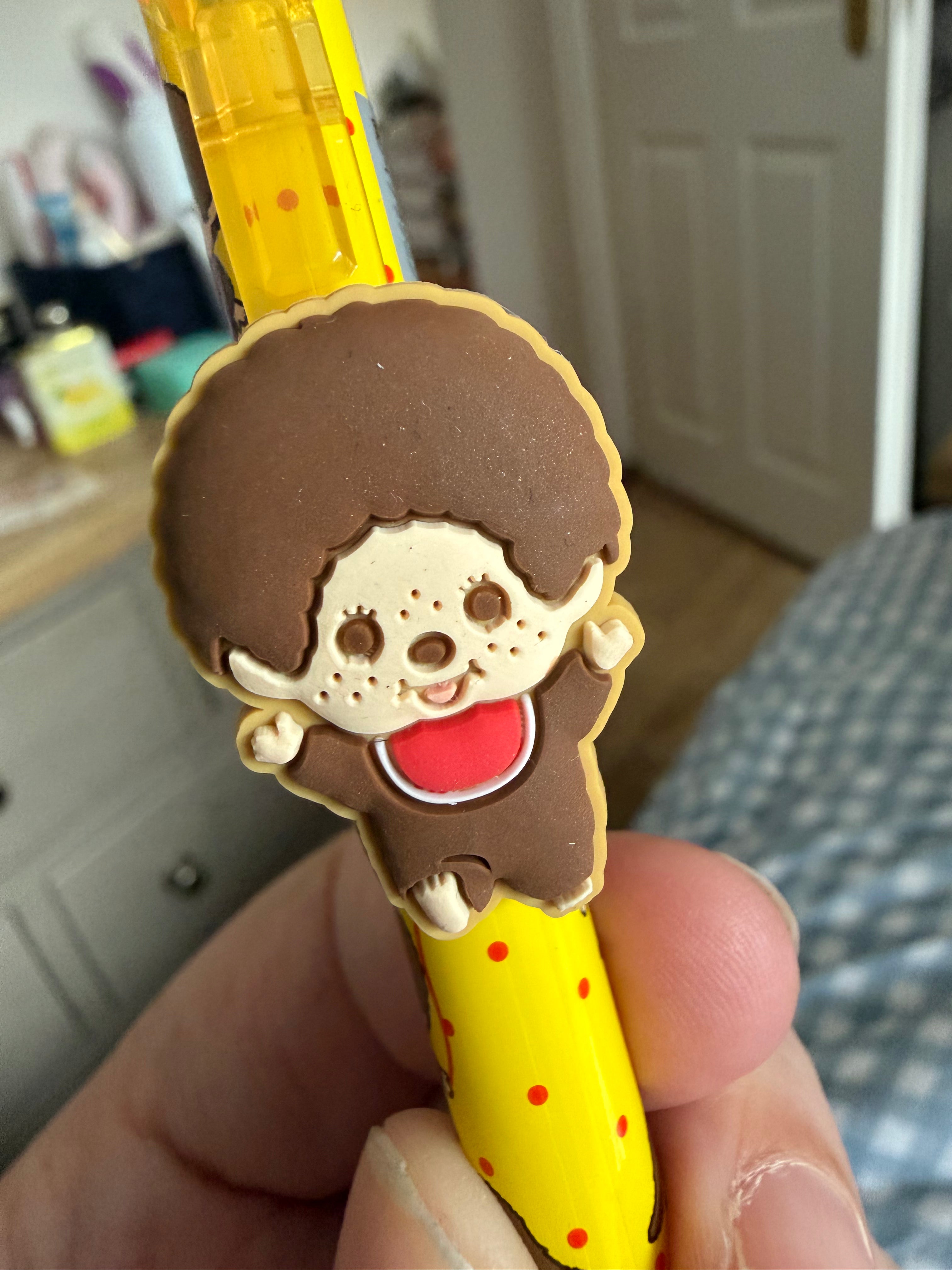Monchhichi Character Ballpoint Pens – Sold Out Japanese Designs | Choose One or Set of 4