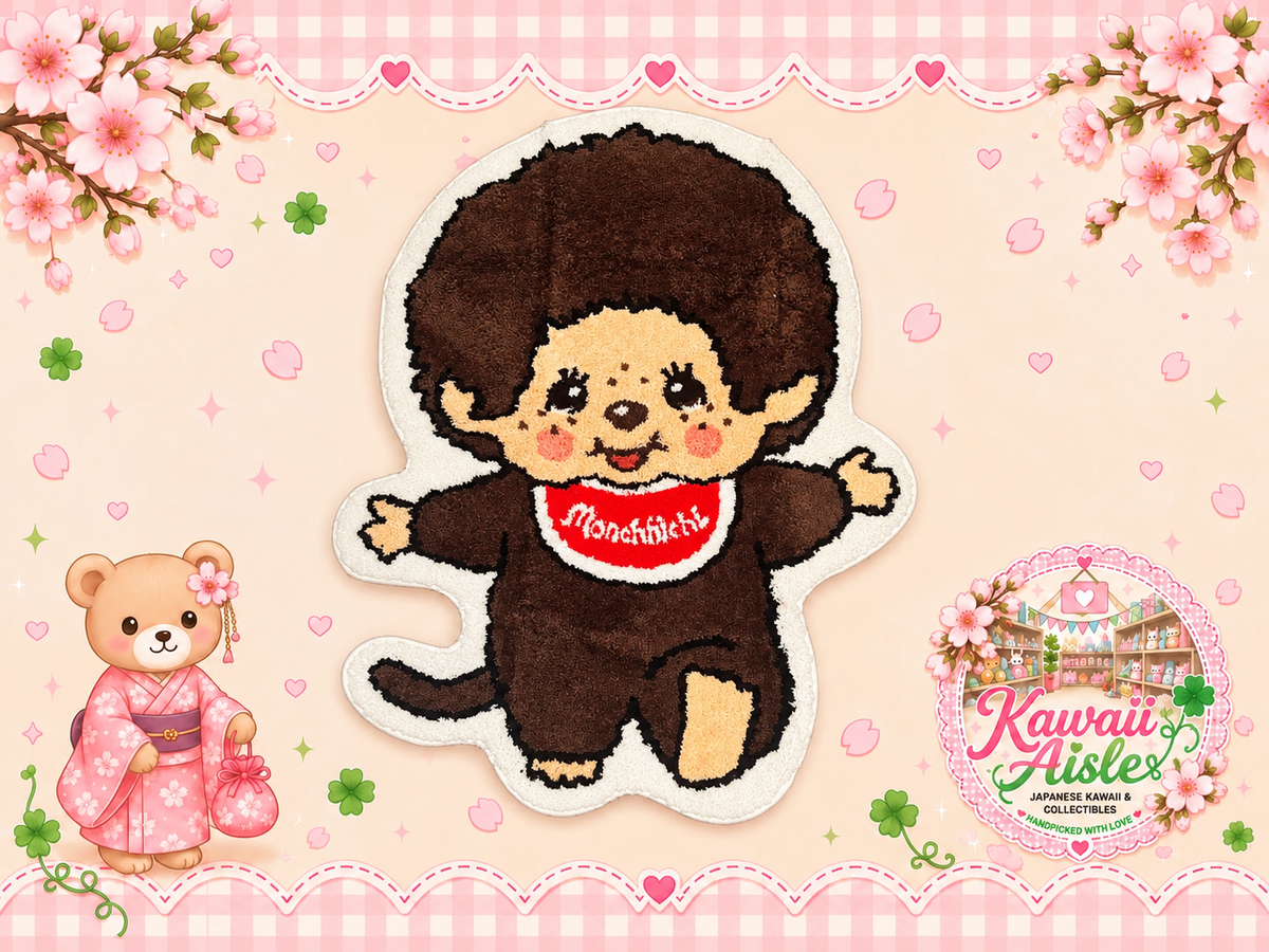 Monchhichi Boy Large Body Shaped Rug – 102cm | Sold Out Official Collectible