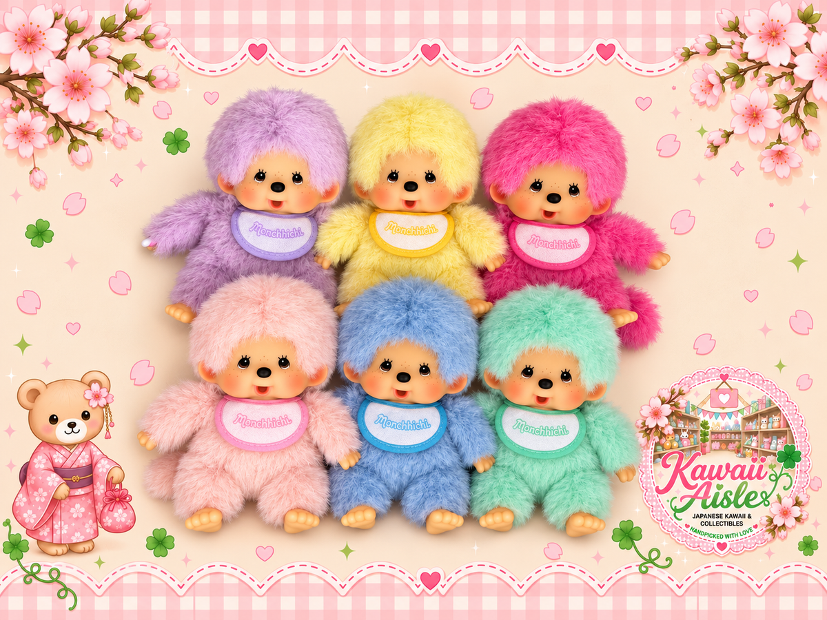Monchhichi Colors 14cm Plush – Choose Your Colour | Authentic Sekiguchi
