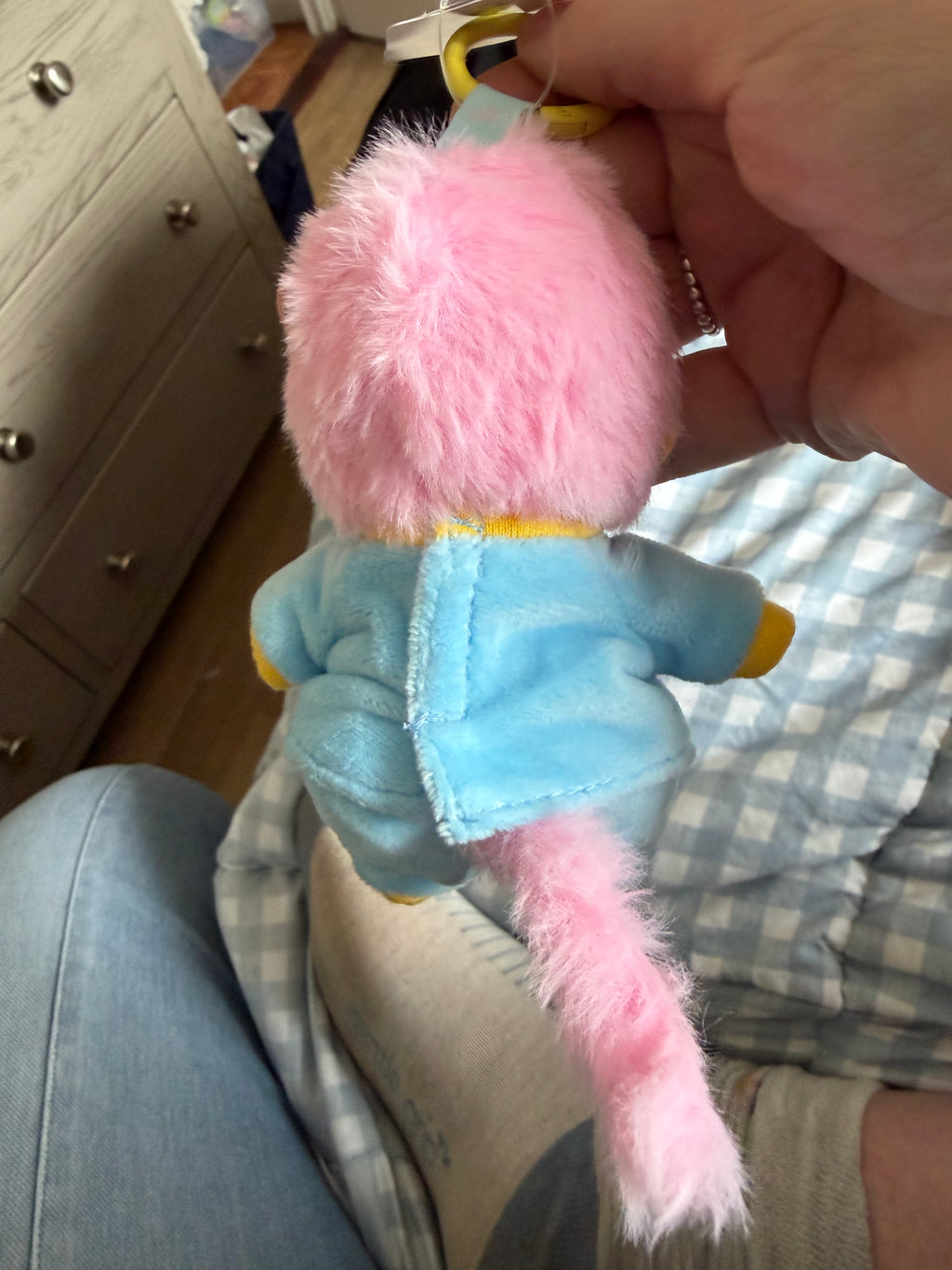 Hong Kong Exclusive Monchhichi Cotton Candy Keychain – Boy or Girl | Authentic Sekiguchi