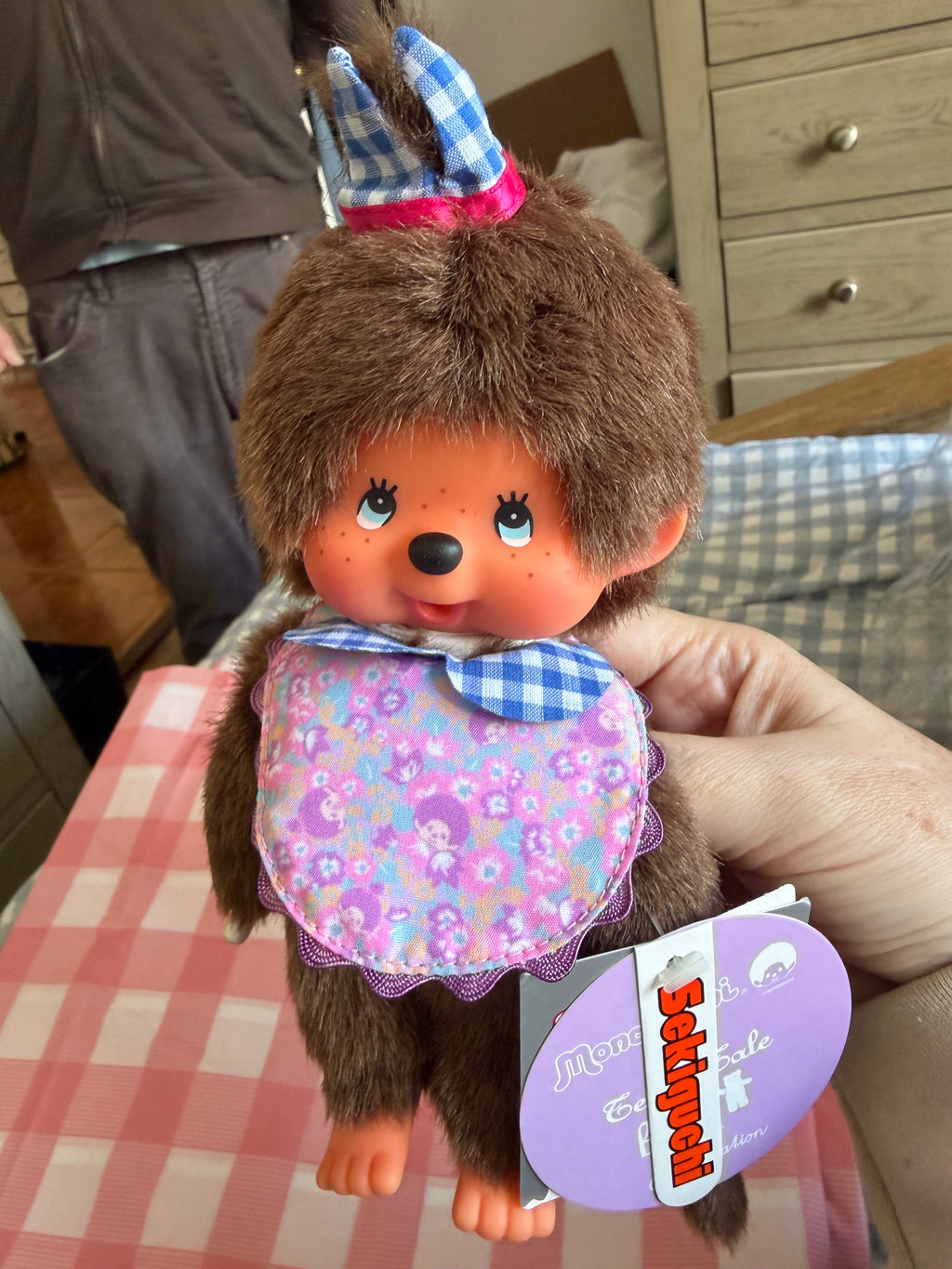 Rare 2017 fäfä × Monchhichi Collaboration Boy S Size 258760 – Authentic Sekiguchi