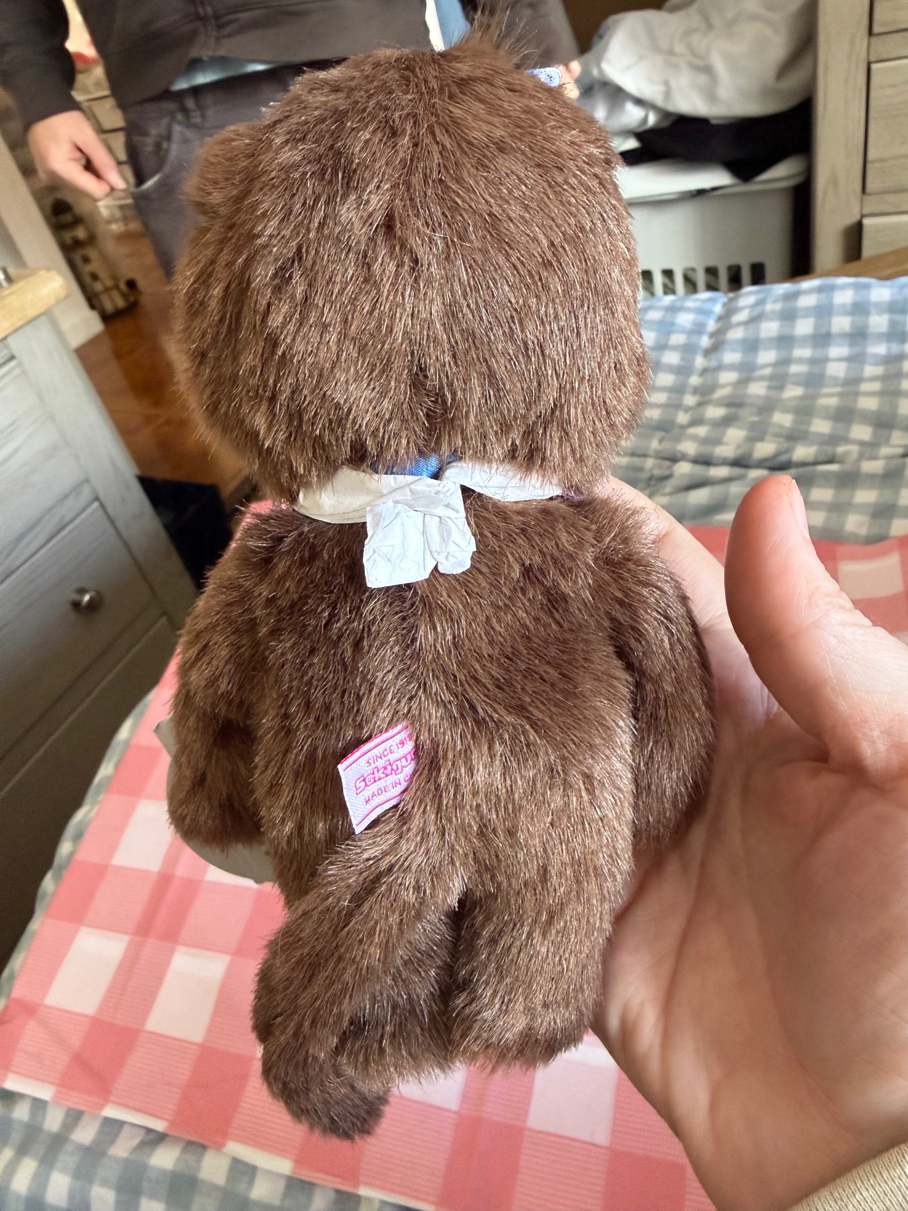 Rare 2017 fäfä × Monchhichi Collaboration Boy S Size 258760 – Authentic Sekiguchi