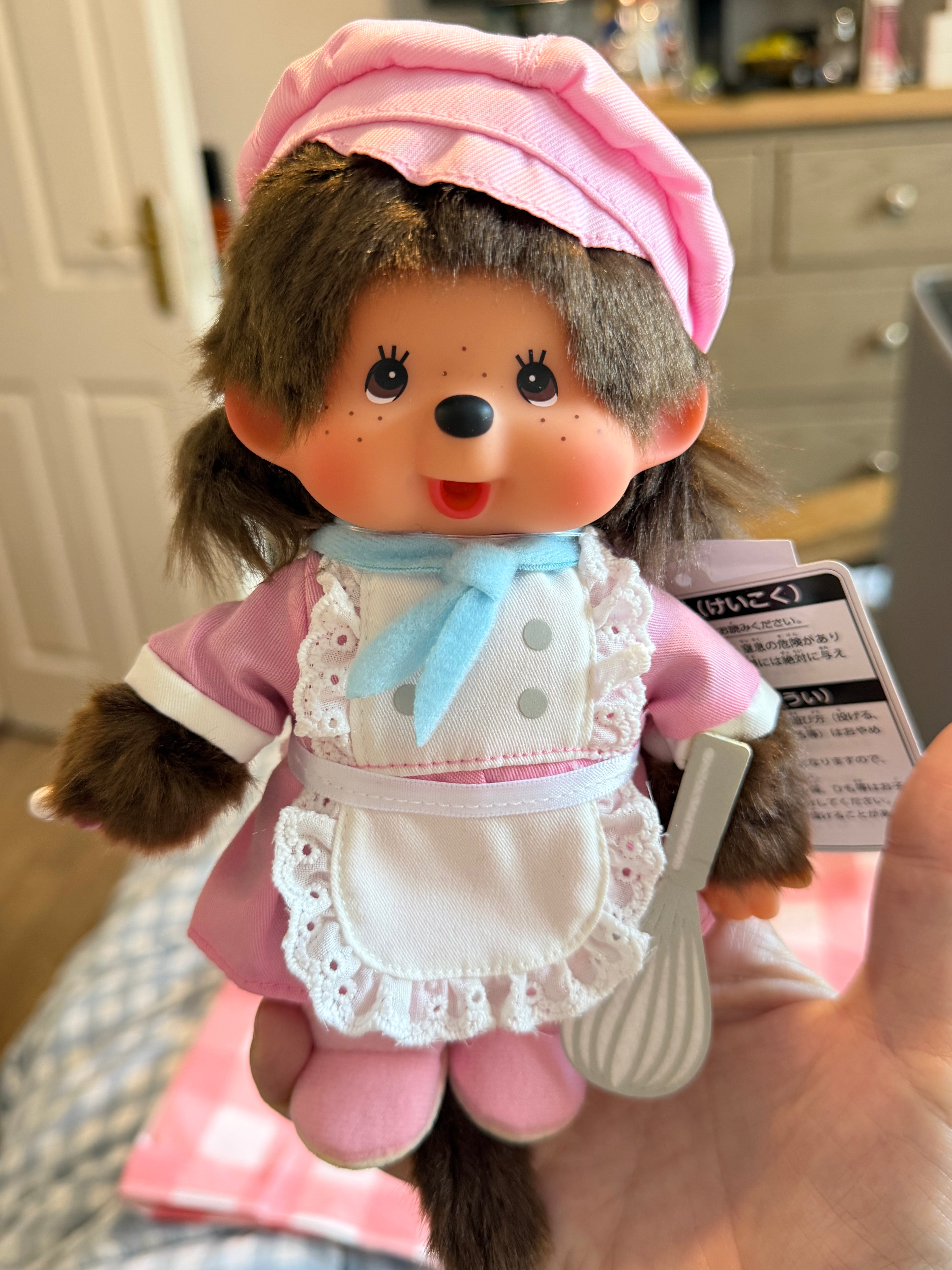 Monchhichi Tokyo Station Exclusive Pâtissière Girl – Pink Baker | Sekiguchi Japan