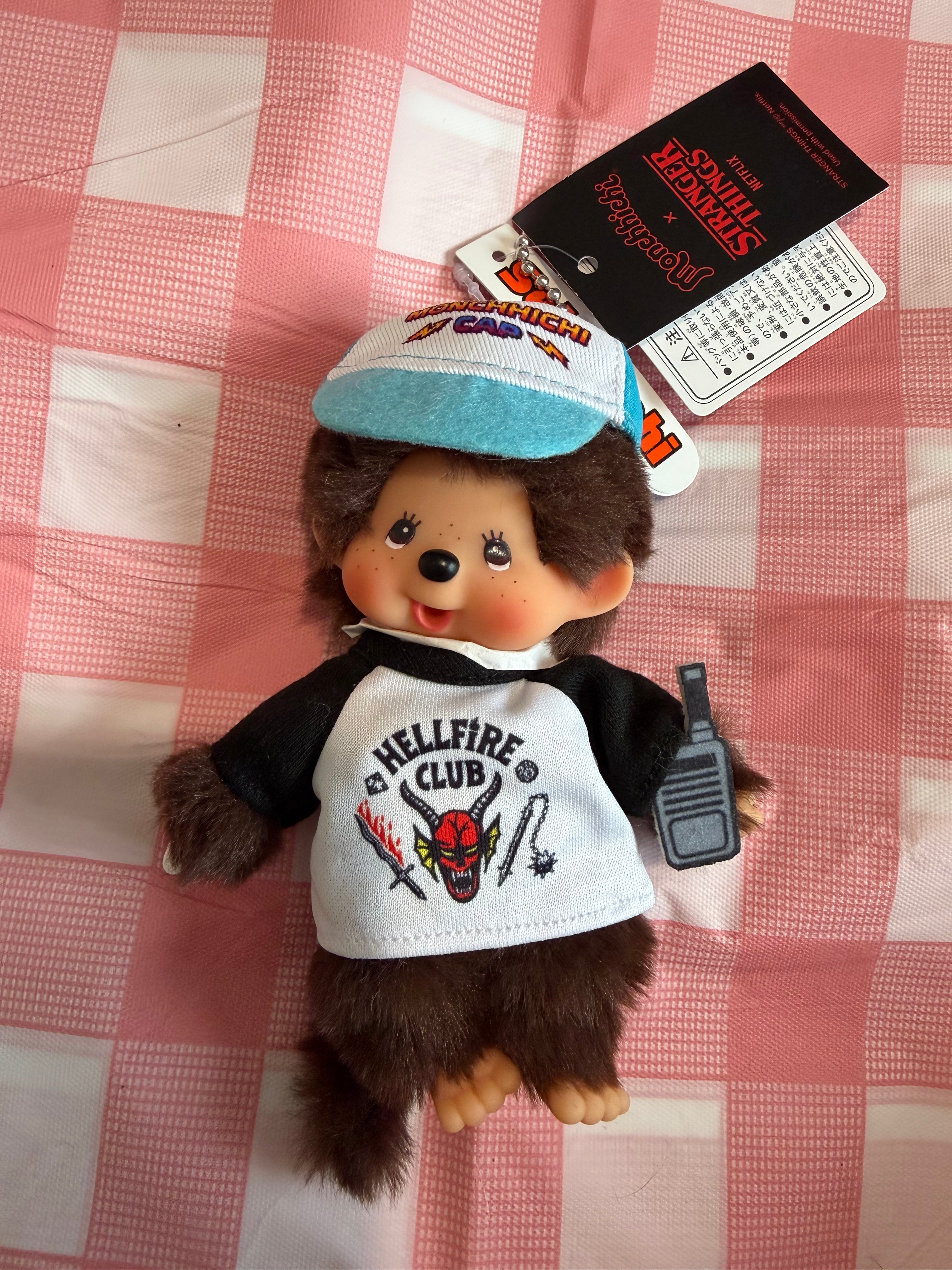 Monchhichi x Stranger Things Hellfire Club Keychain – Sold Out Sekiguchi Japan 206025
